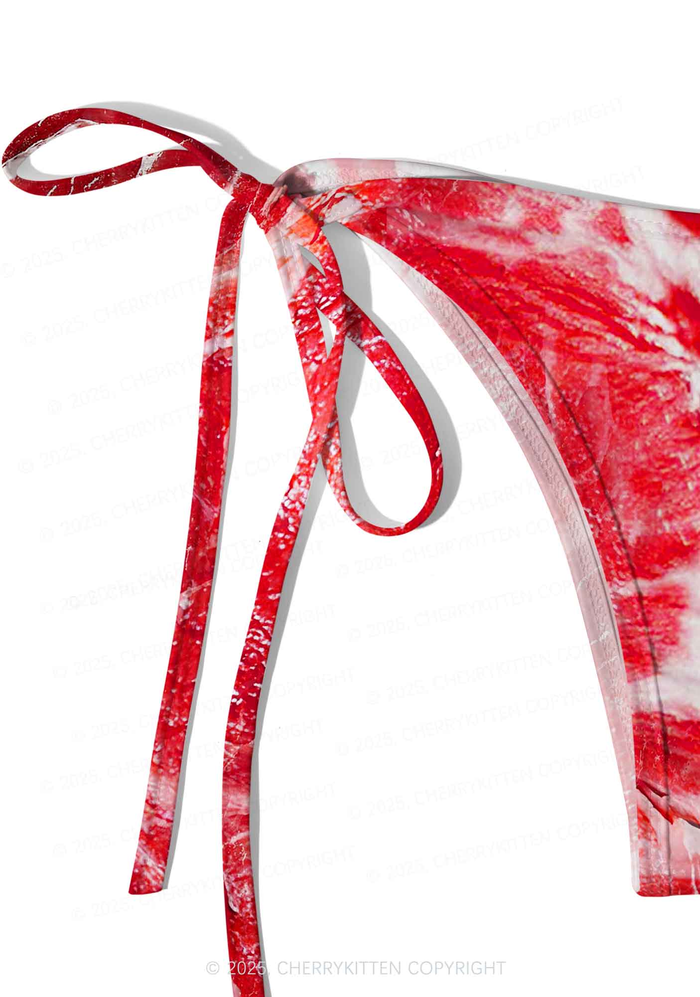 Beef Steak Texture Y2K Print Bikini Set Cherrykitten - Image 4