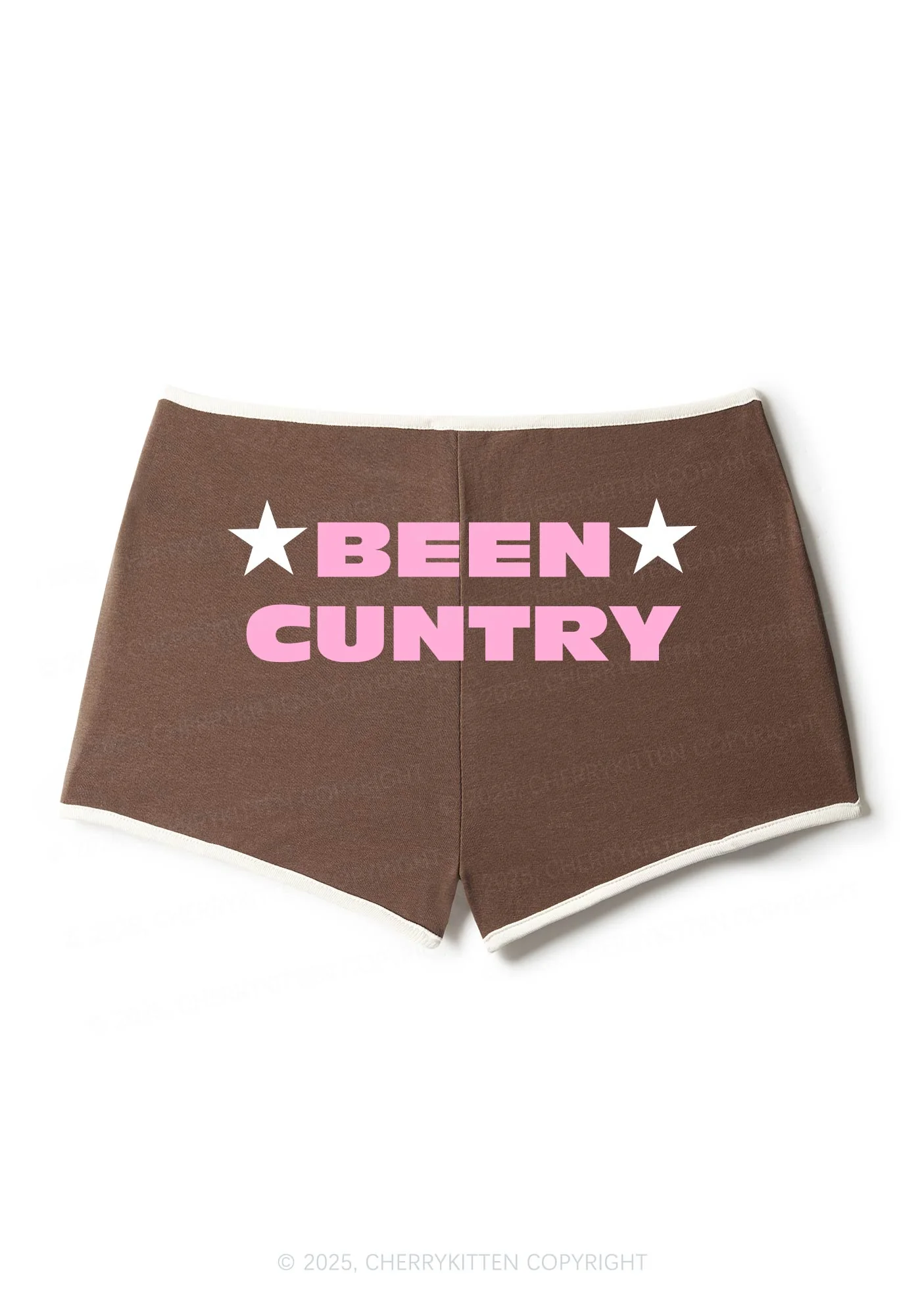 Been Cuntry Y2K Contrast Mini Shorts Cherrykitten - Image 4