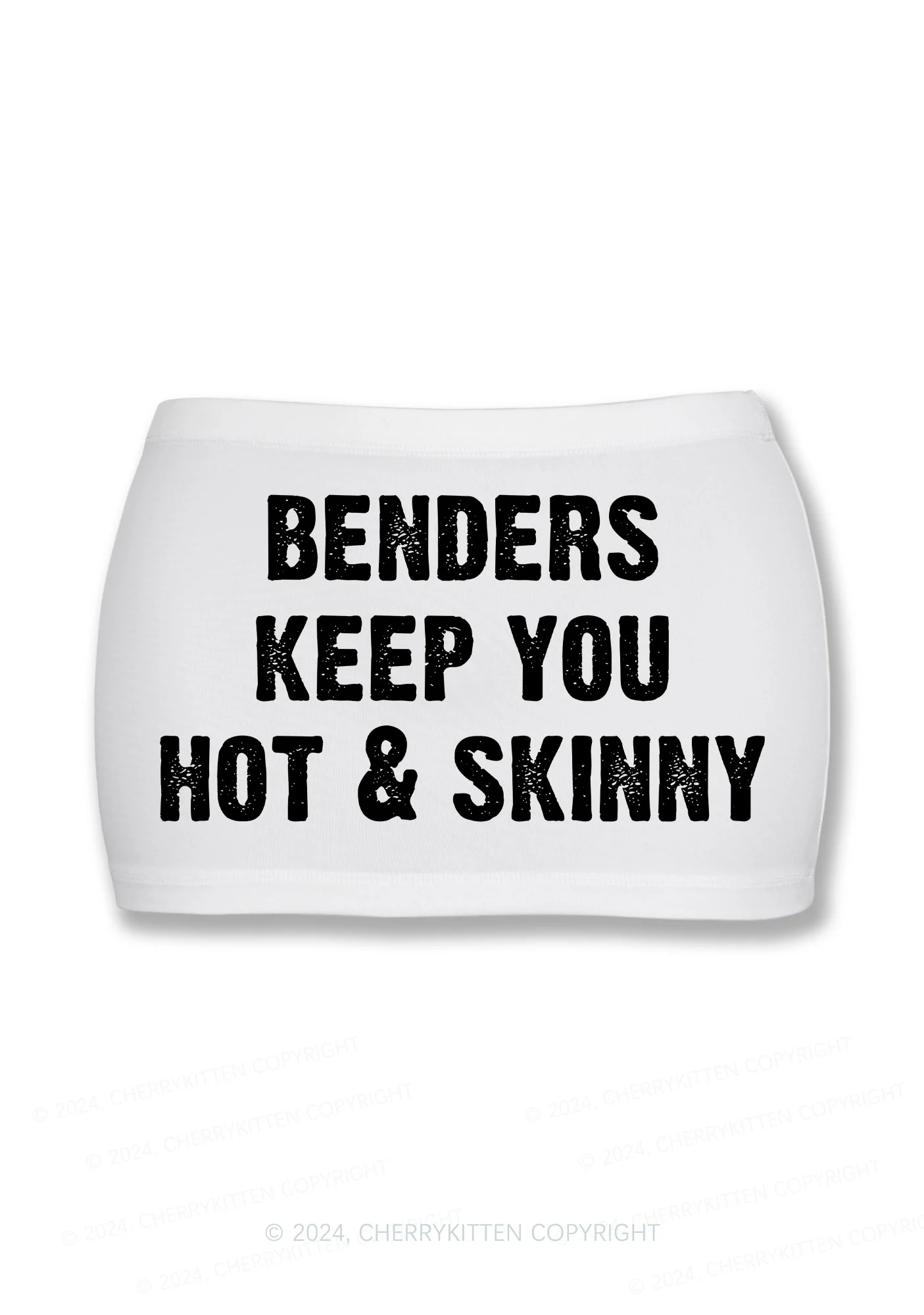 Benders Keep You Hot Y2K Mini Hip Skirt Cherrykitten - Image 2