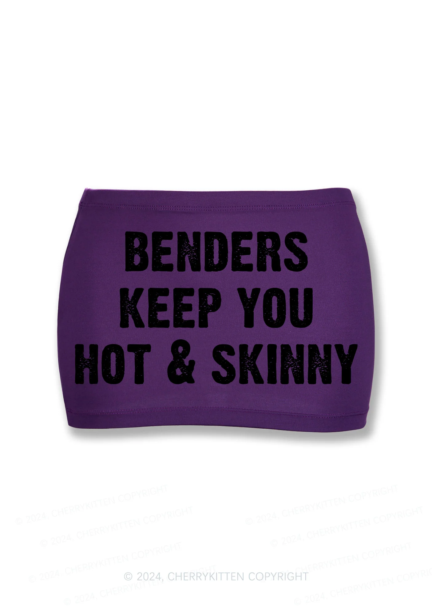 Benders Keep You Hot Y2K Mini Hip Skirt Cherrykitten - Image 6