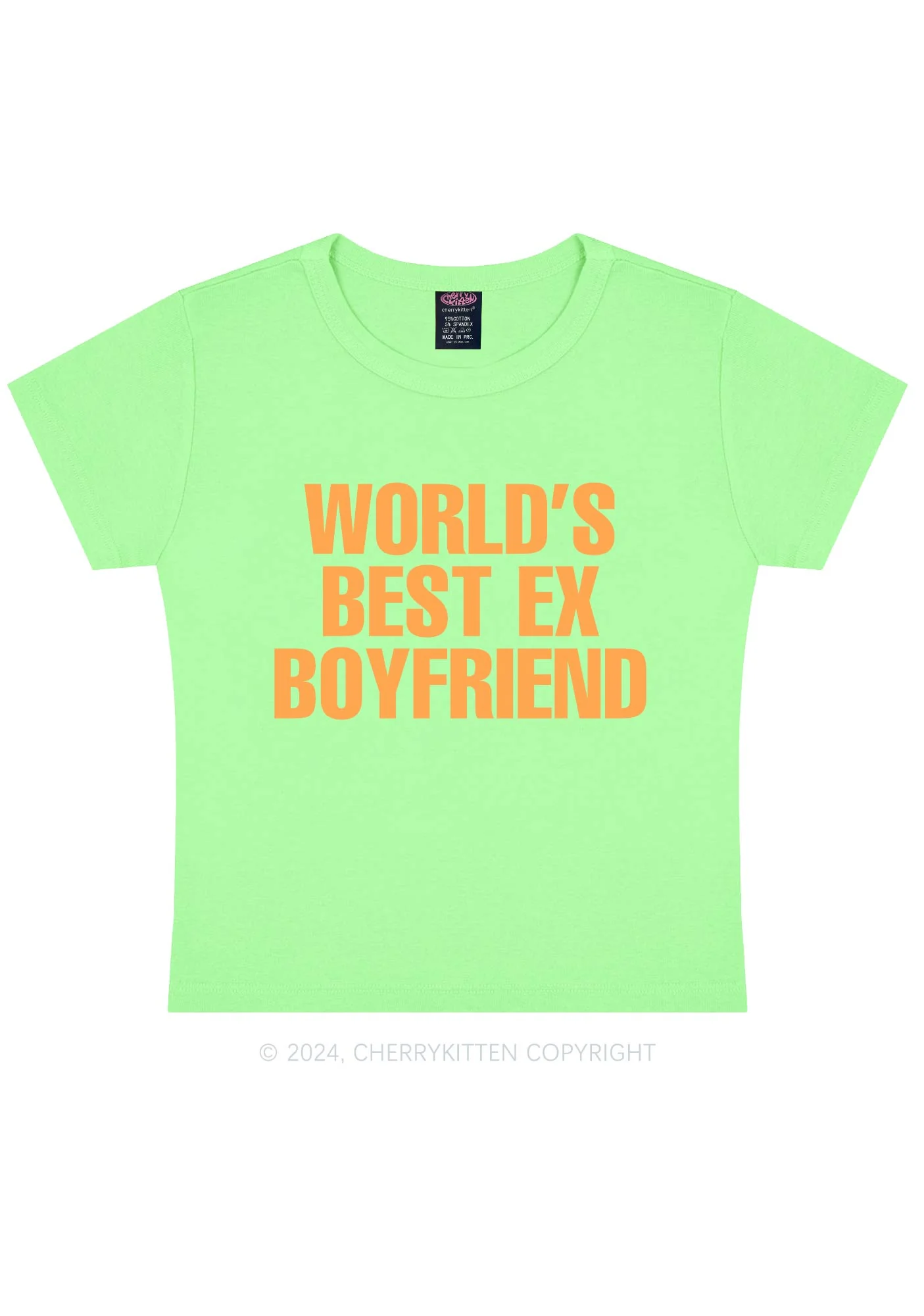 Best Ex Boyfriend Y2K Baby Tee Cherrykitten - Image 10
