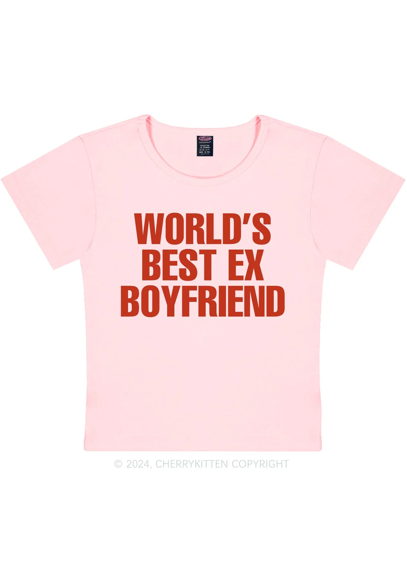 Best Ex Boyfriend Y2K Baby Tee Cherrykitten - Image 6