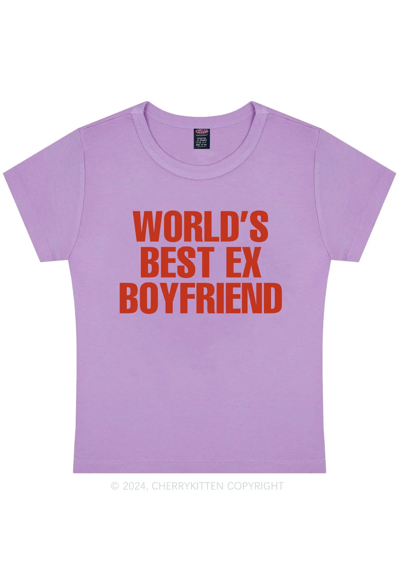 Best Ex Boyfriend Y2K Baby Tee Cherrykitten - Image 7