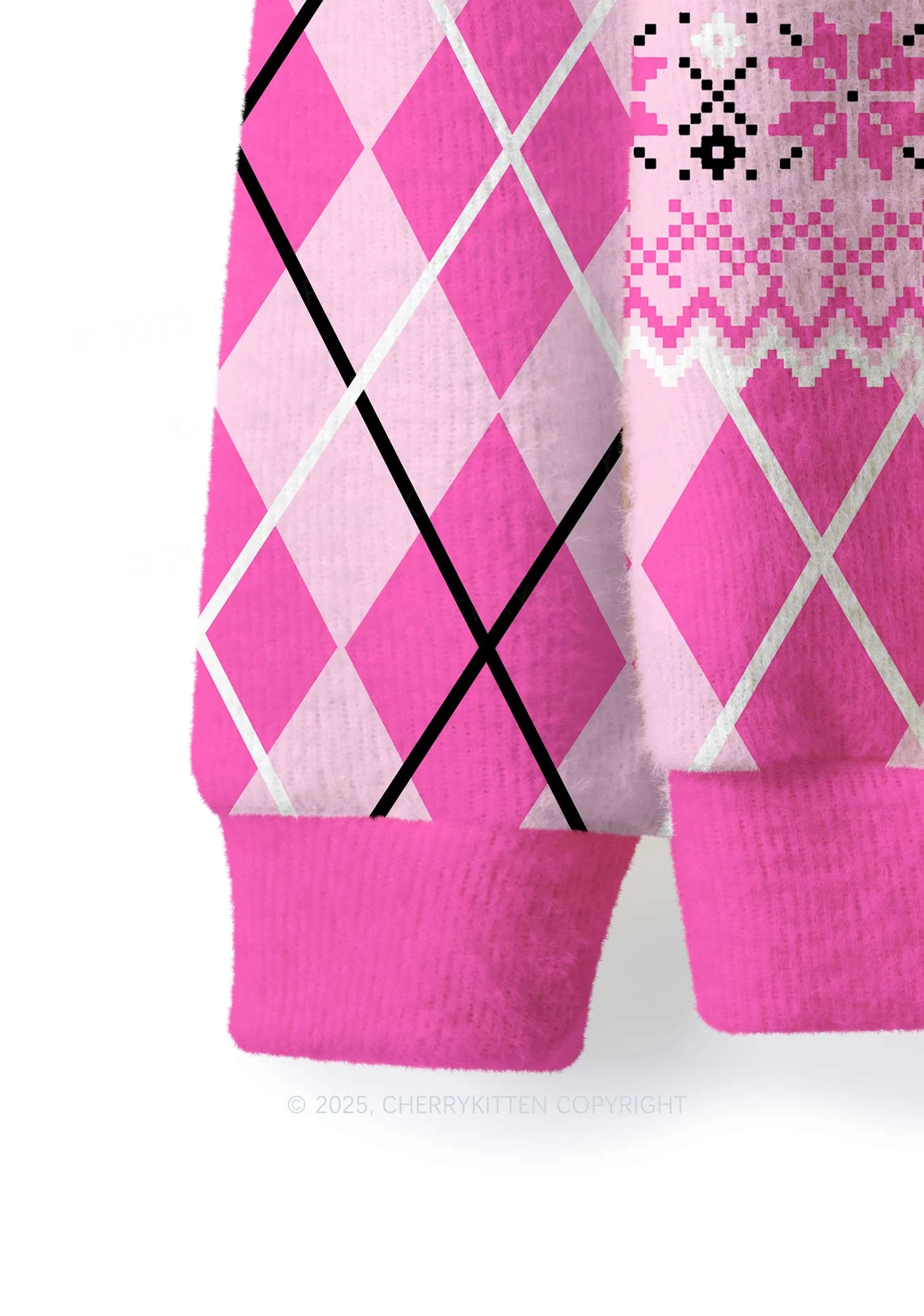 Best Ex Boyfriend Y2K Christmas Knit Sweatshirt Cherrykitten - Image 4