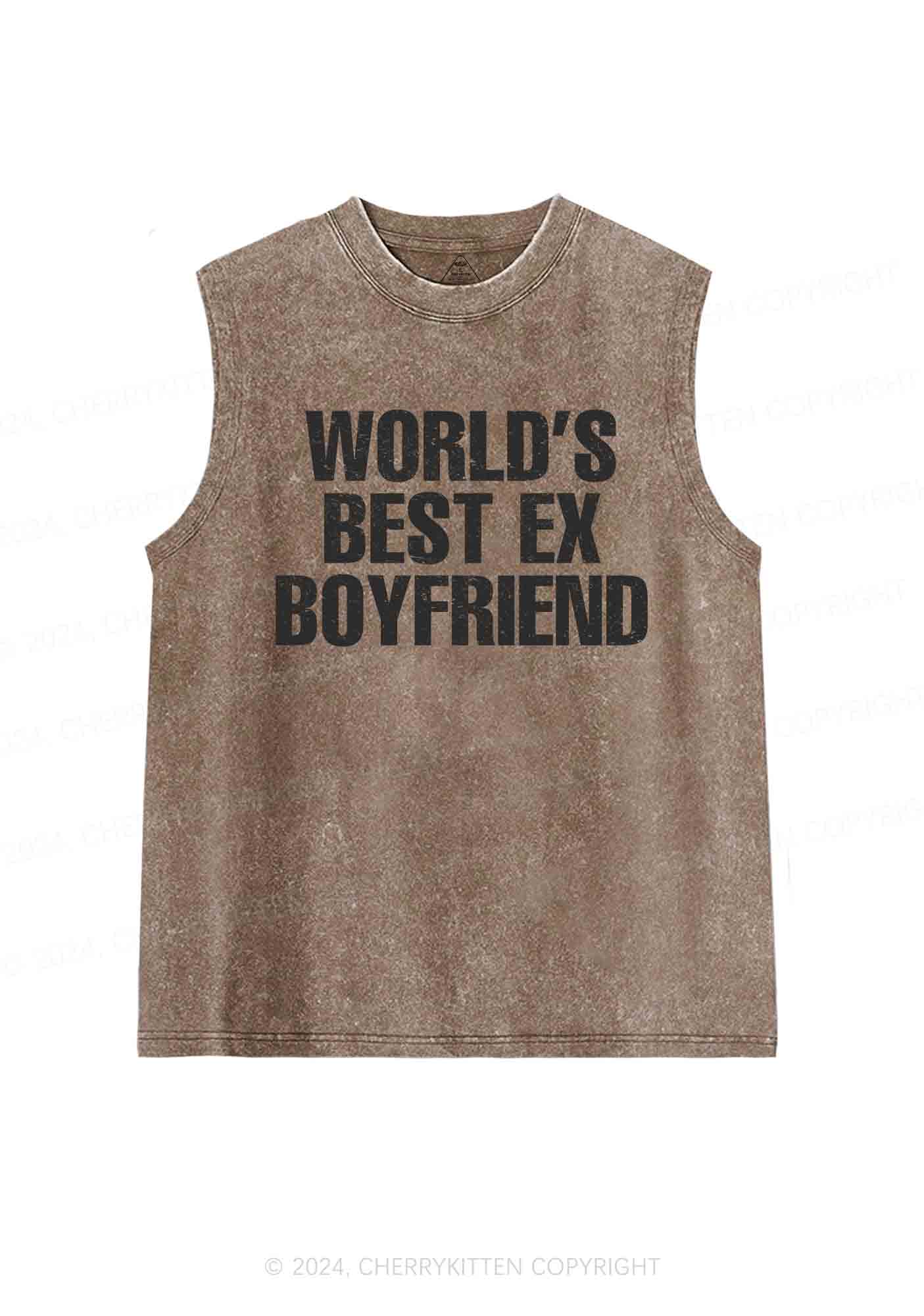 Best Ex Boyfriend Y2K Washed Tank Cherrykitten - Image 6