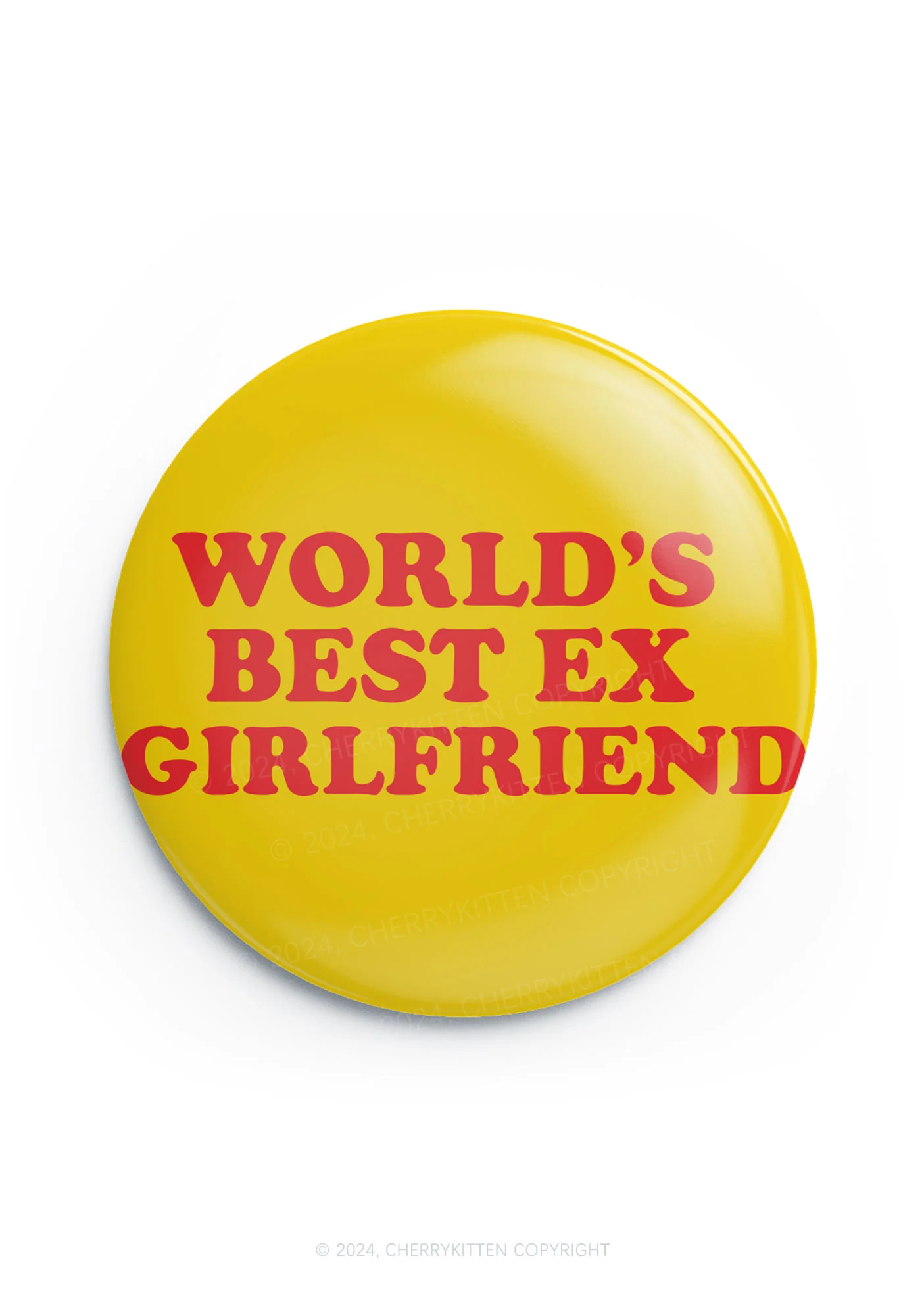 Best Ex Girlfriend 1Pc Y2K Pin Badge Cherrykitten - Image 3