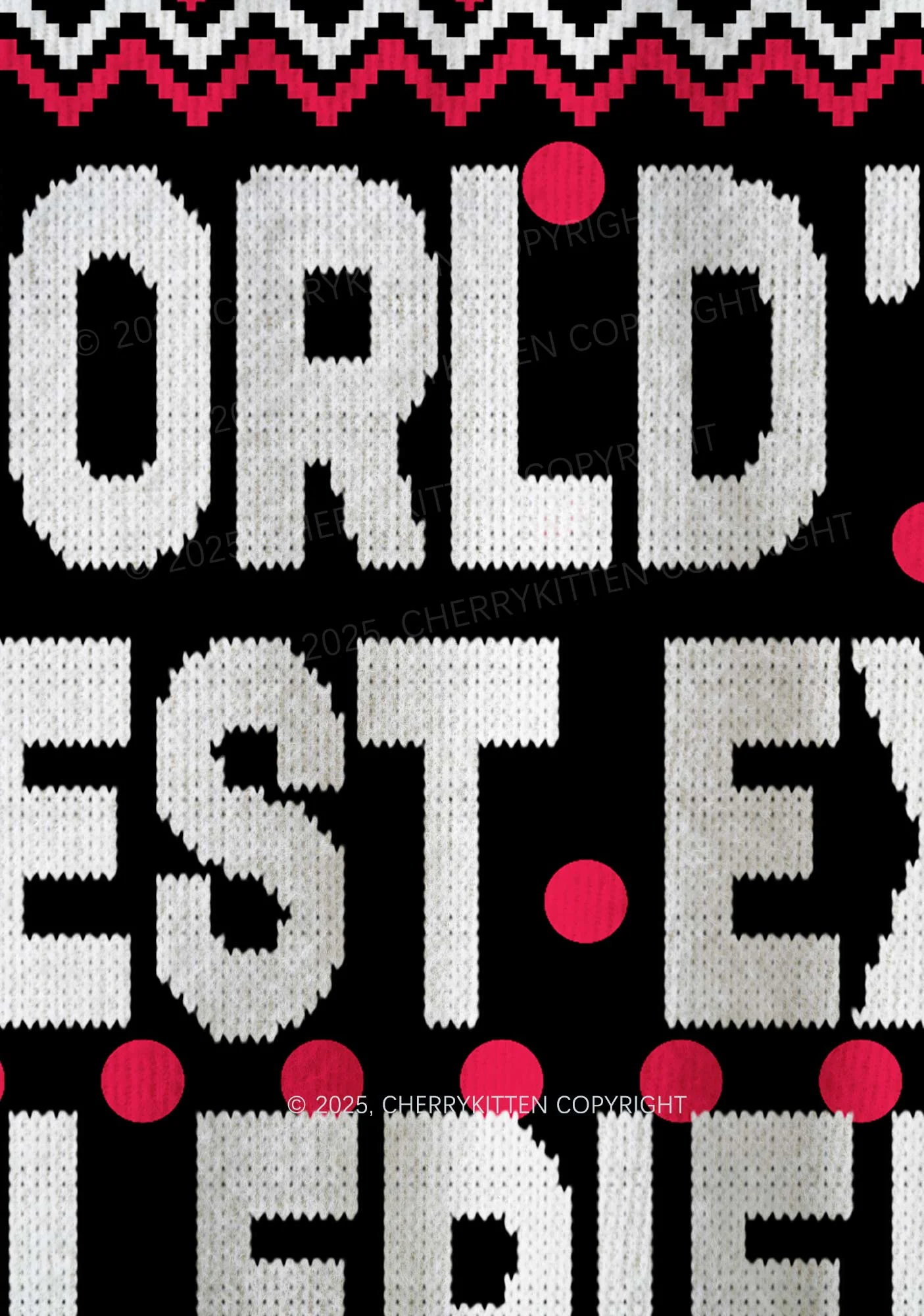 Best Ex Girlfriend Y2K Christmas Knit Sweatshirt Cherrykitten - Image 6