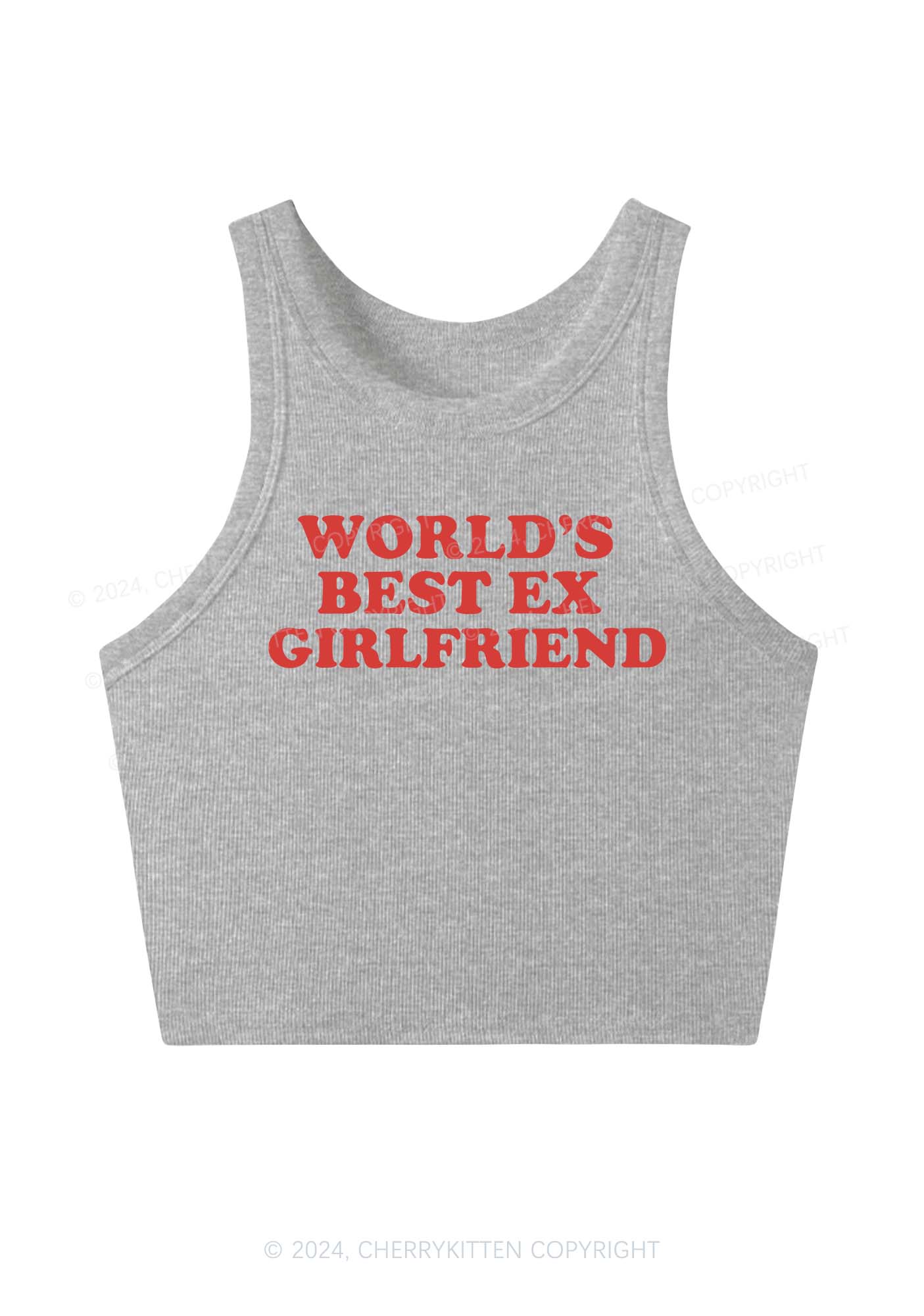 Best Ex Girlfriend Y2K Crop Tank Top Cherrykitten - Image 4