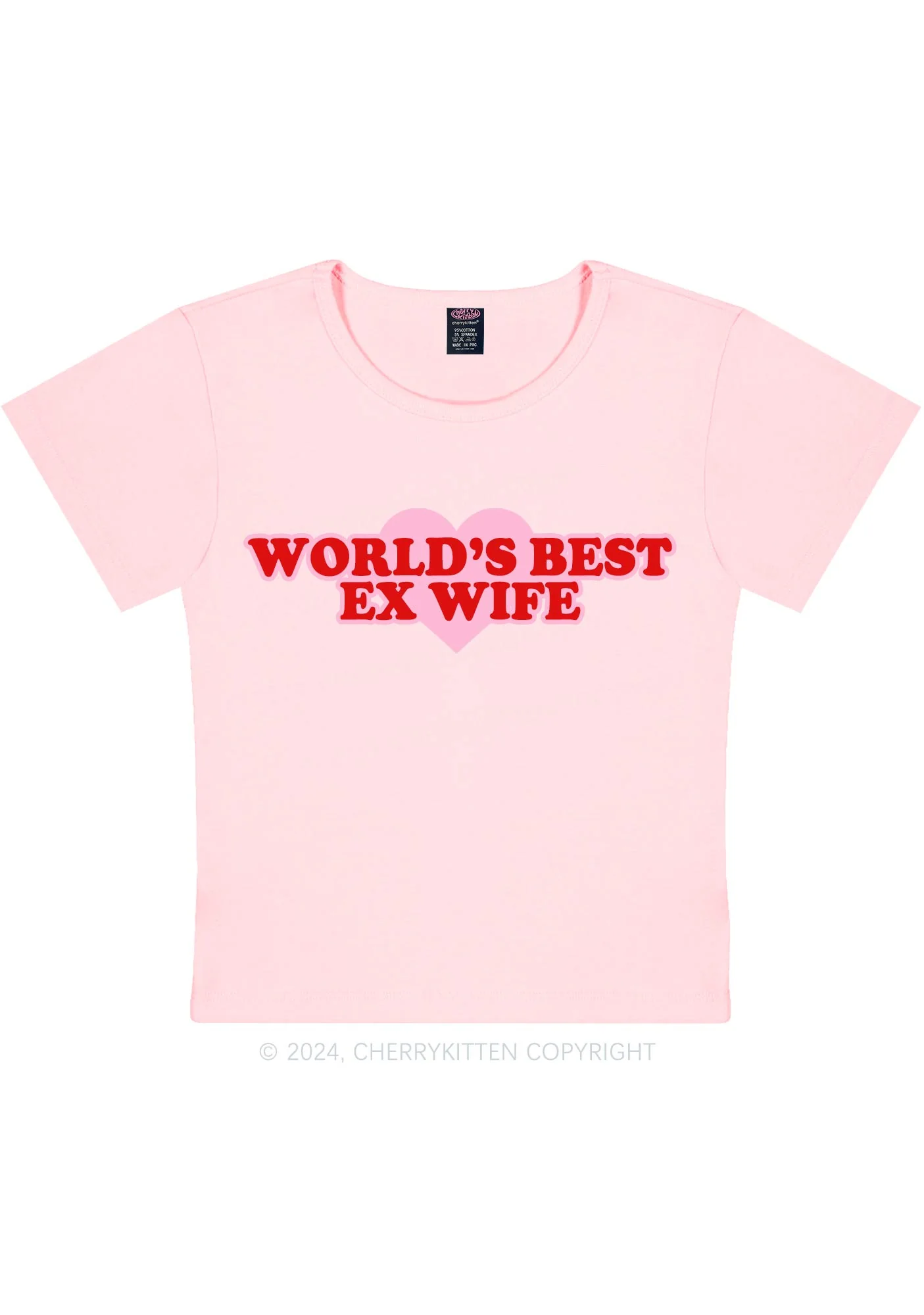 Best Ex Wife Y2K Baby Tee Cherrykitten - Image 5