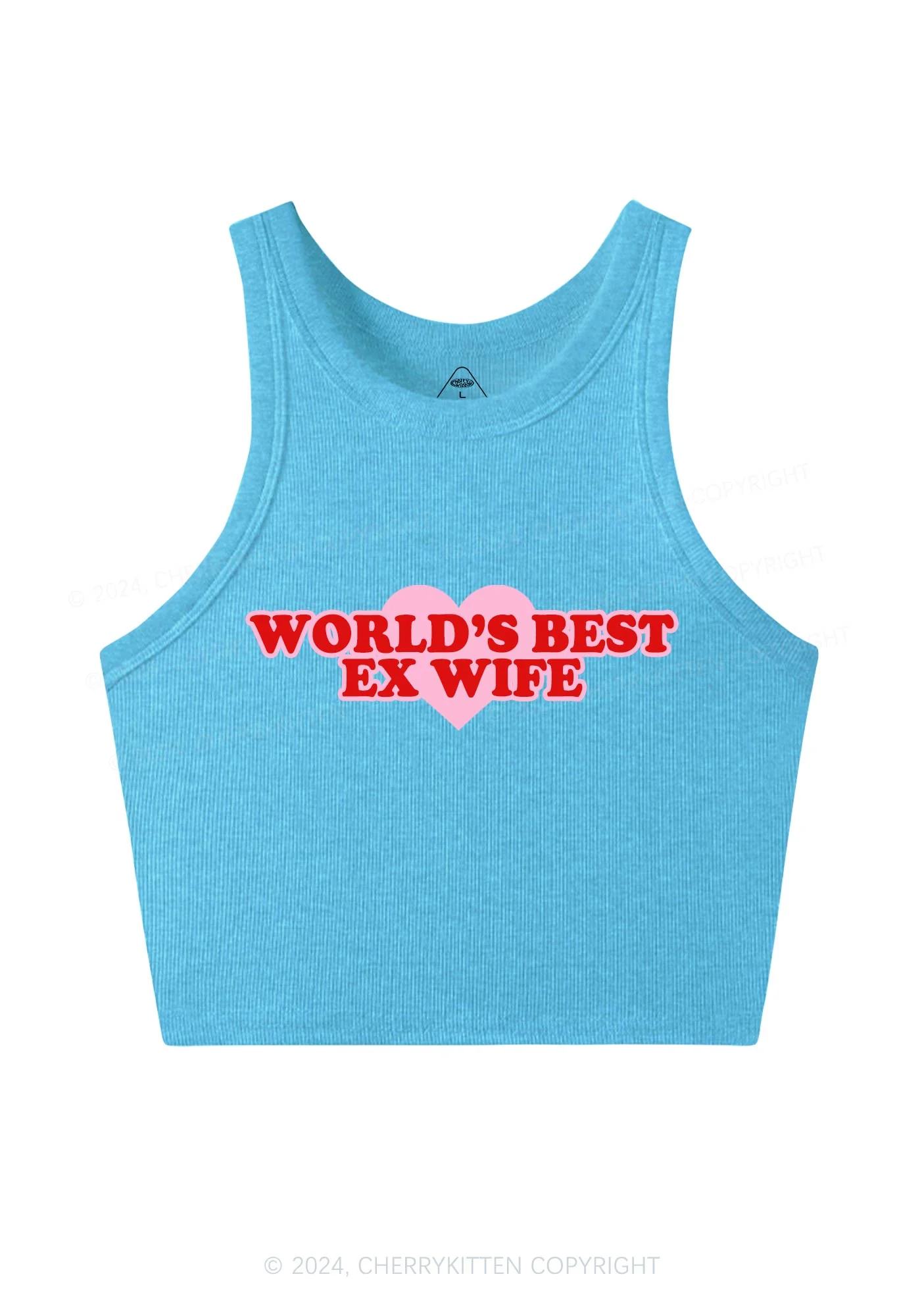 Best Ex Wife Y2K Crop Tank Top Cherrykitten - Image 3