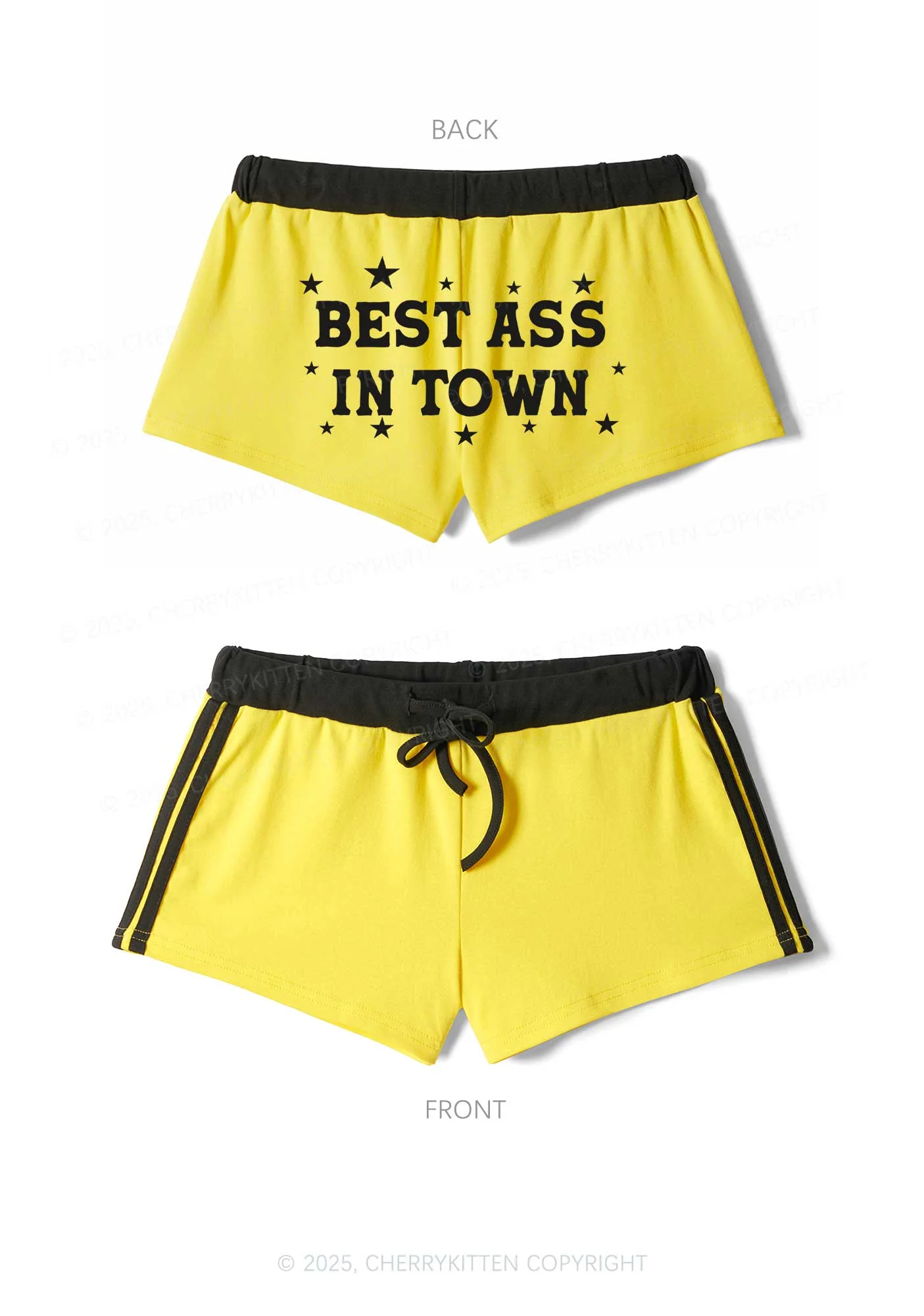 Best In Town Y2K Drawstring Mini Shorts Cherrykitten - Image 4