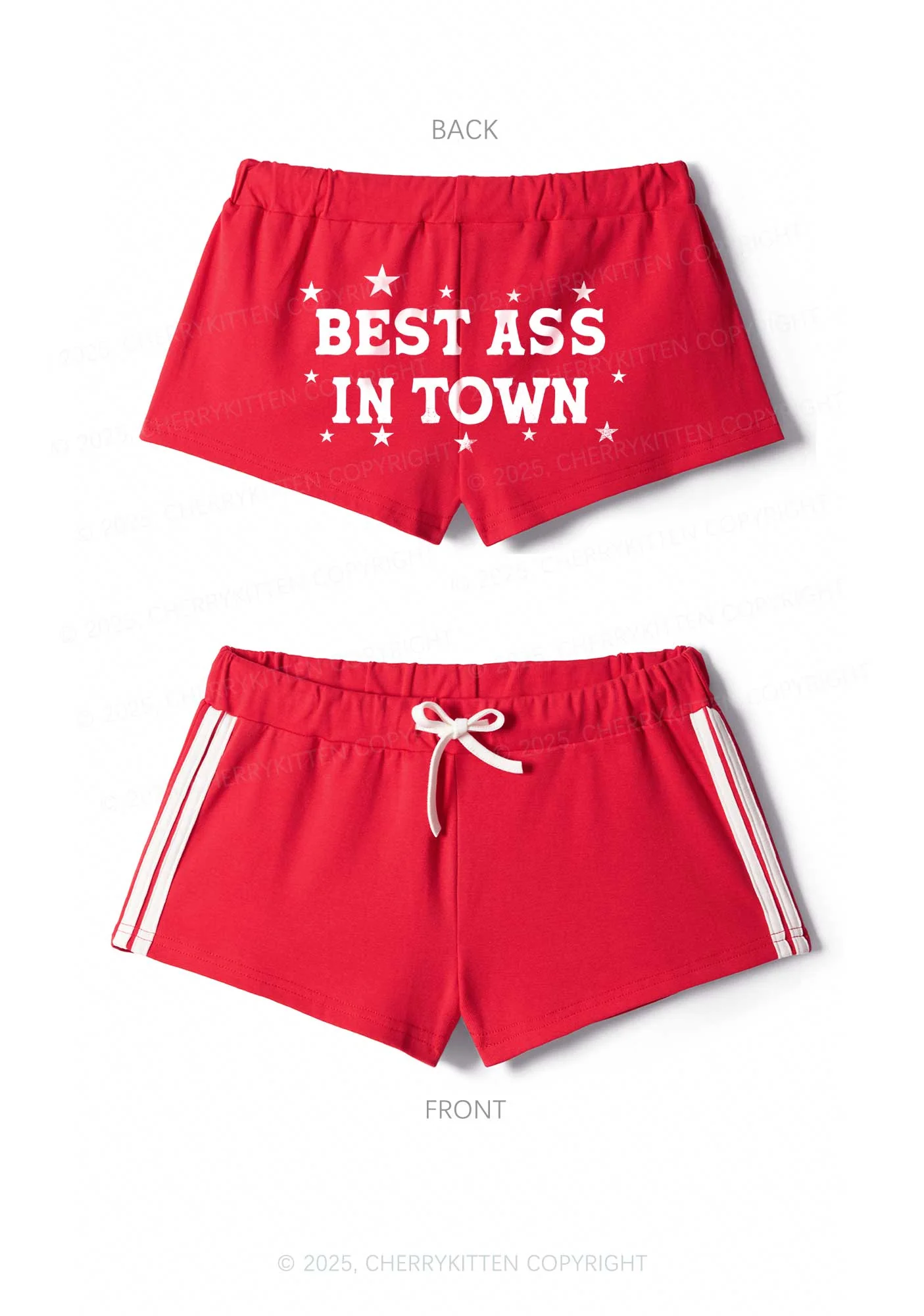 Best In Town Y2K Drawstring Mini Shorts Cherrykitten - Image 5