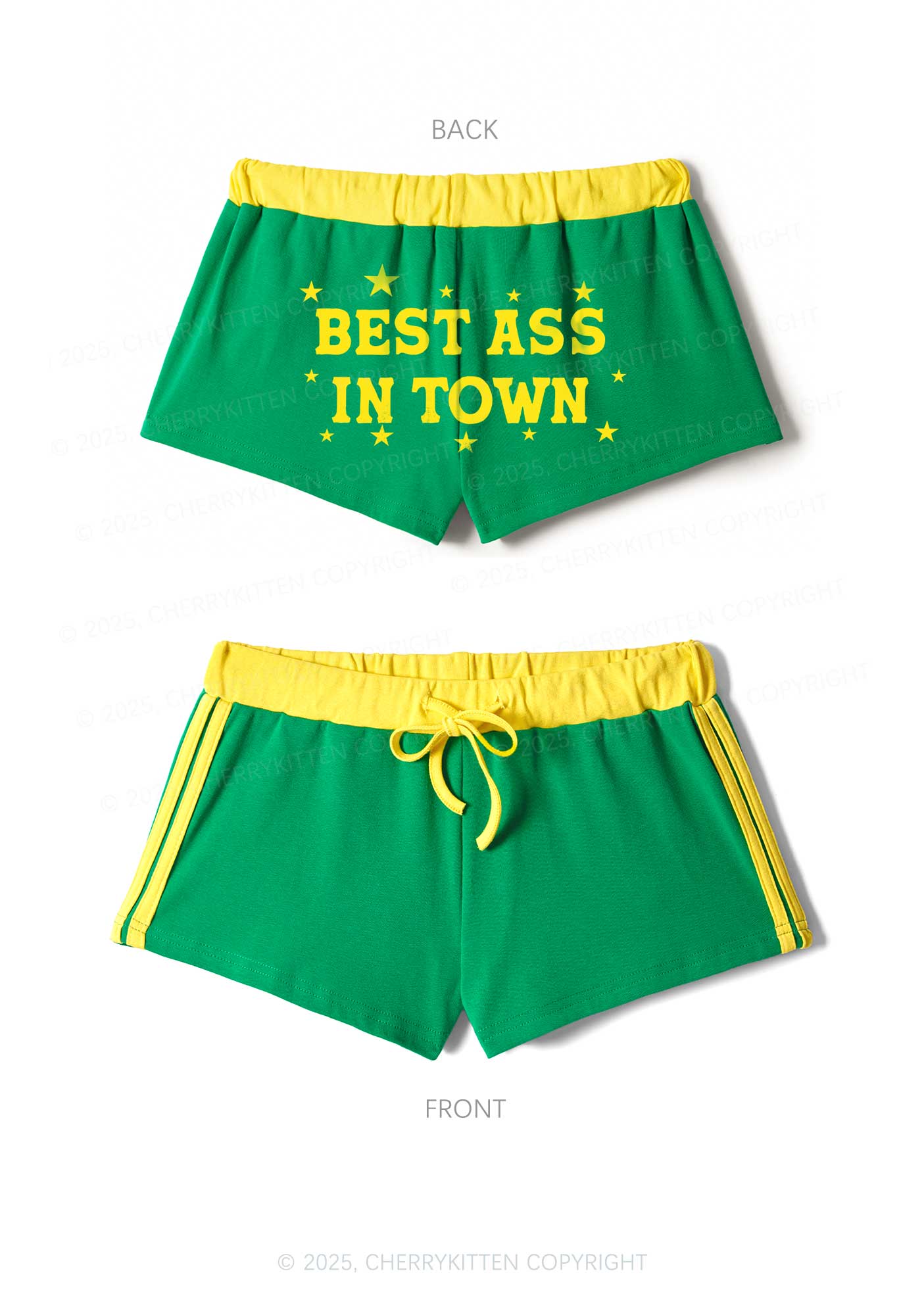 Best In Town Y2K Drawstring Mini Shorts Cherrykitten - Image 6