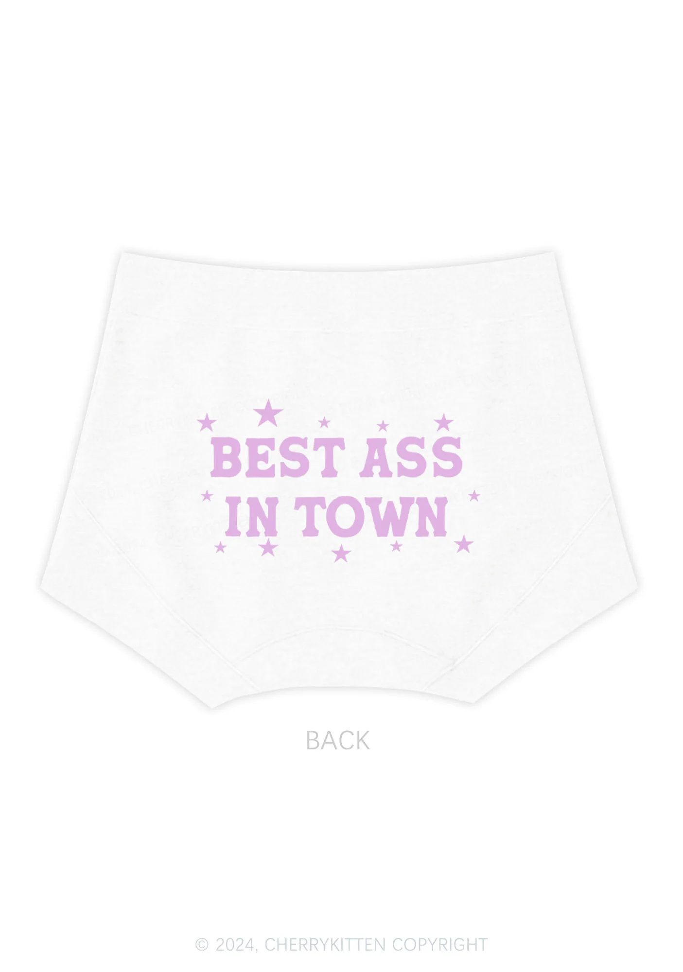 Best In Town Y2K Mid Rise Waist Boyshort Cherrykitten - Image 4