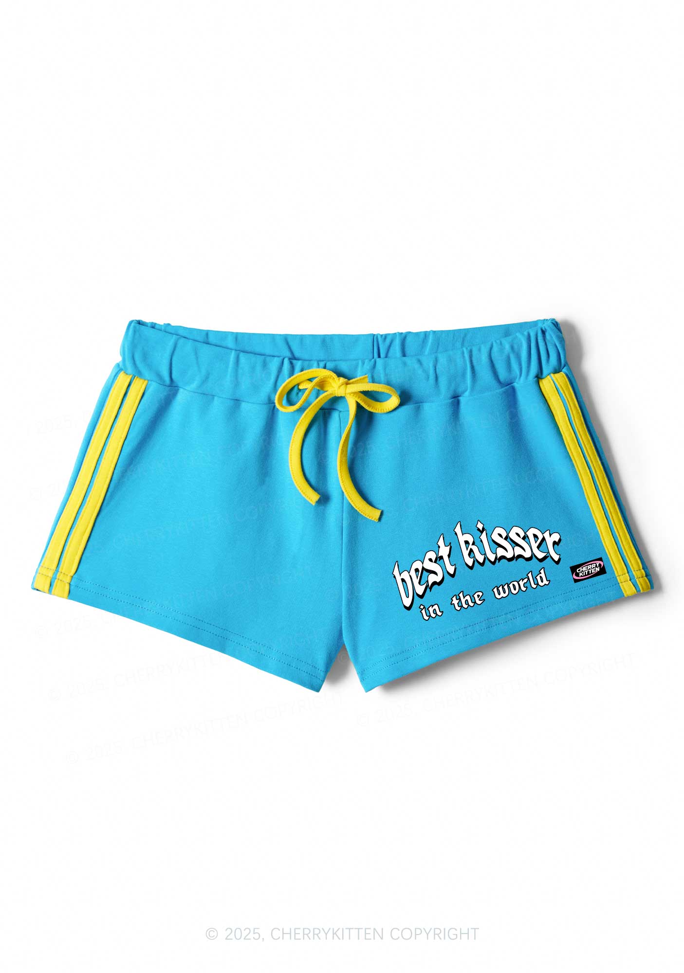 Best Kisser In The World Y2K Drawstring Mini Shorts Cherrykitten - Image 3