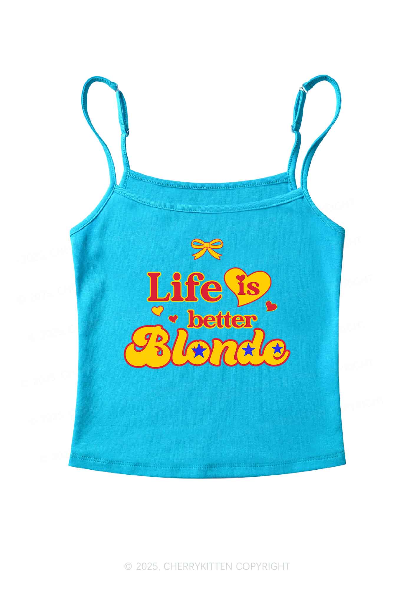 Better Blonde Y2K Spaghetti Strap Cami Cherrykitten - Image 7
