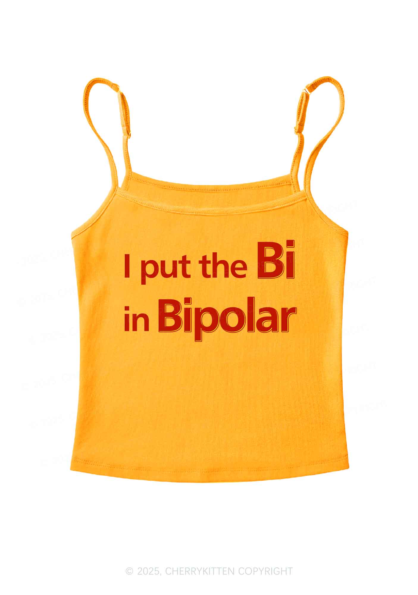 Bi In BipolarY2K Spaghetti Strap Cami Cherrykitten - Image 5