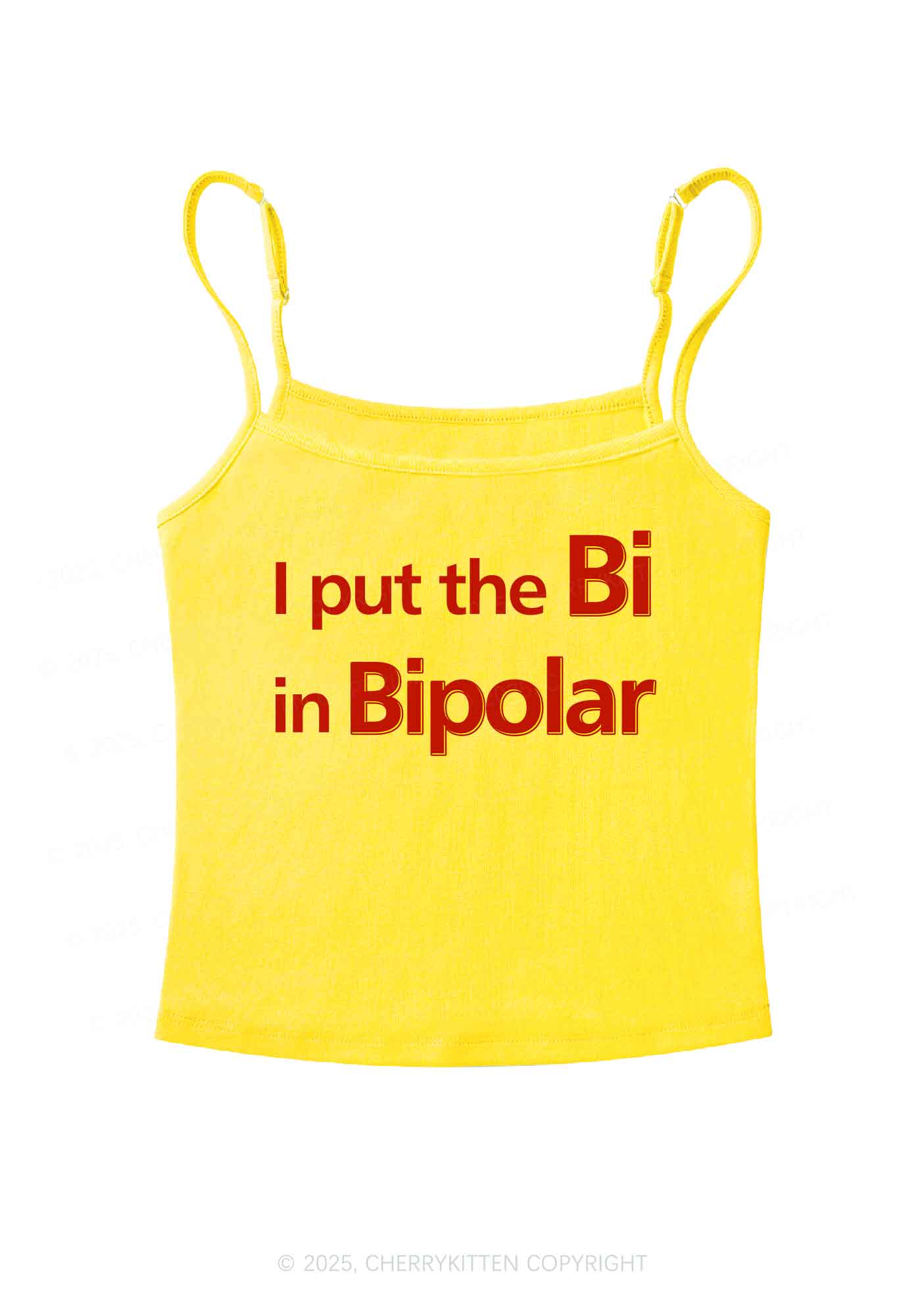 Bi In BipolarY2K Spaghetti Strap Cami Cherrykitten - Image 6