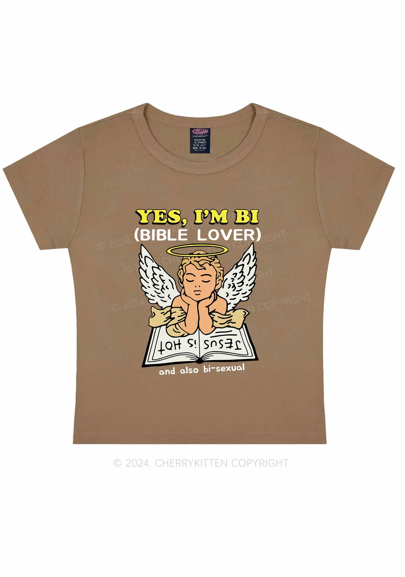 Bible Lover Y2K Baby Tee Cherrykitten - Image 6