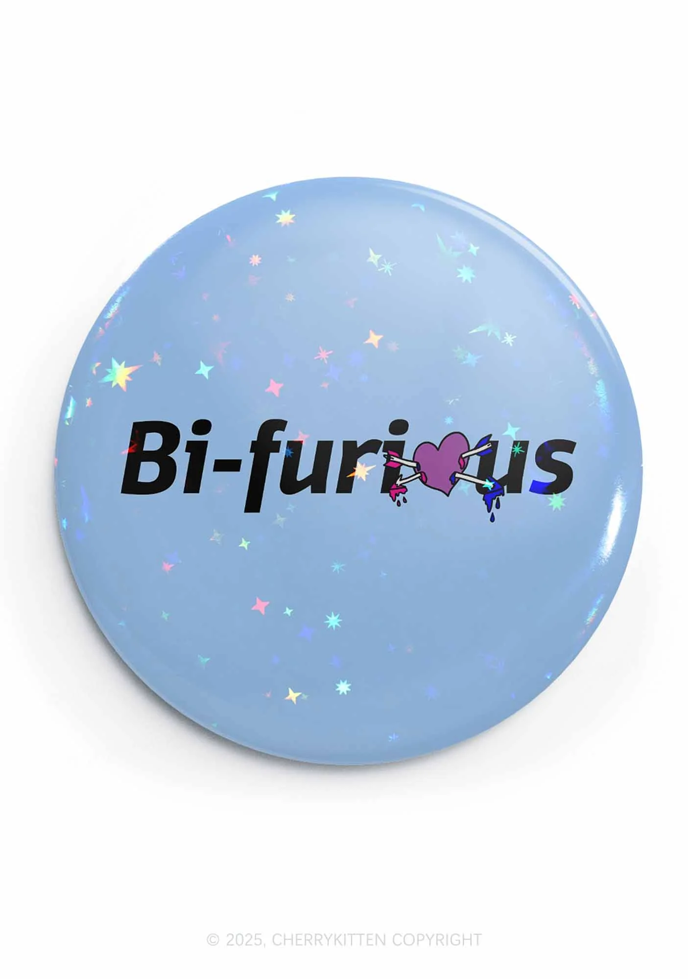 Bifurious Pride 1Pc Y2K Pin Badge Cherrykitten - Image 2