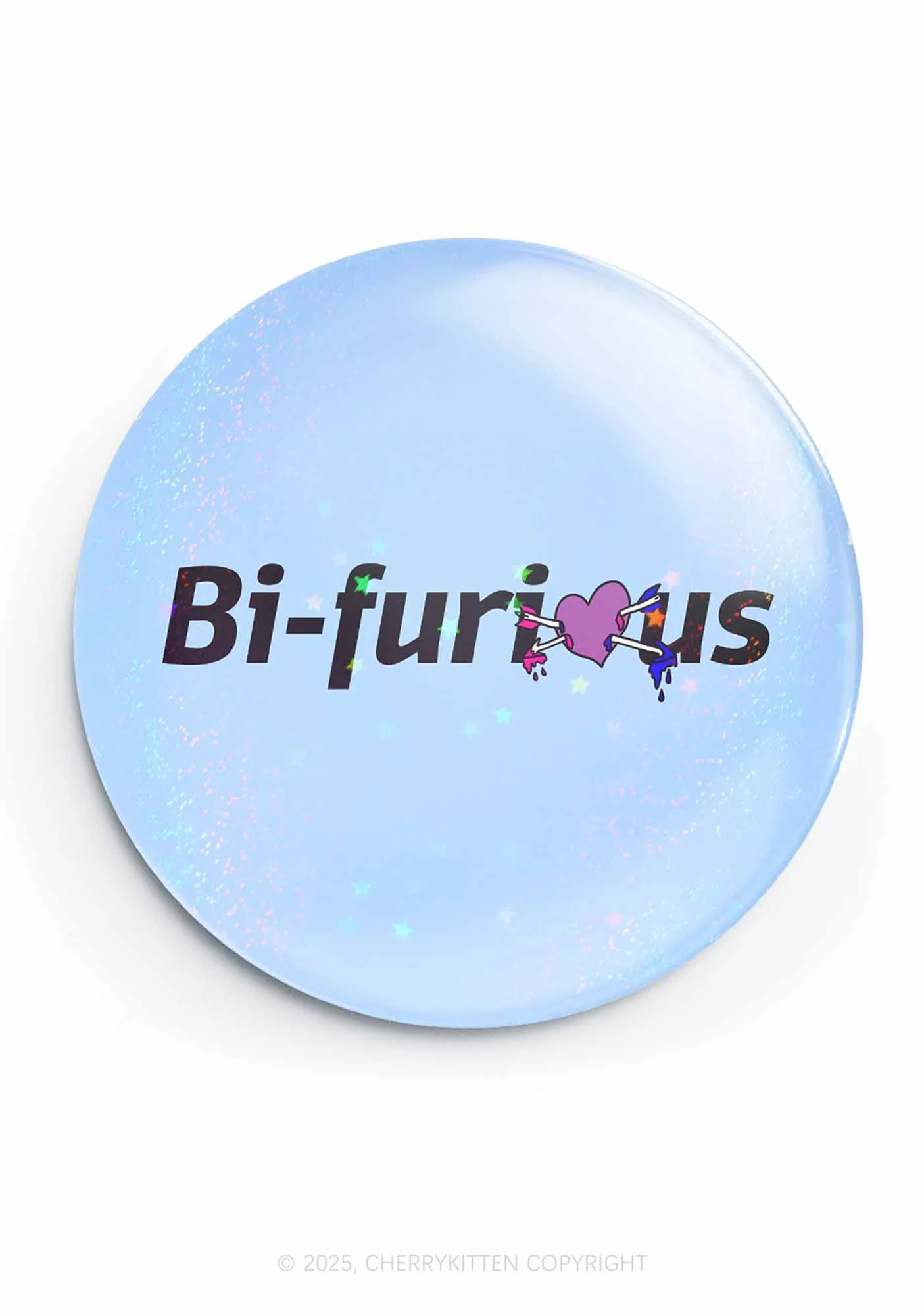 Bifurious Pride 1Pc Y2K Pin Badge Cherrykitten - Image 3