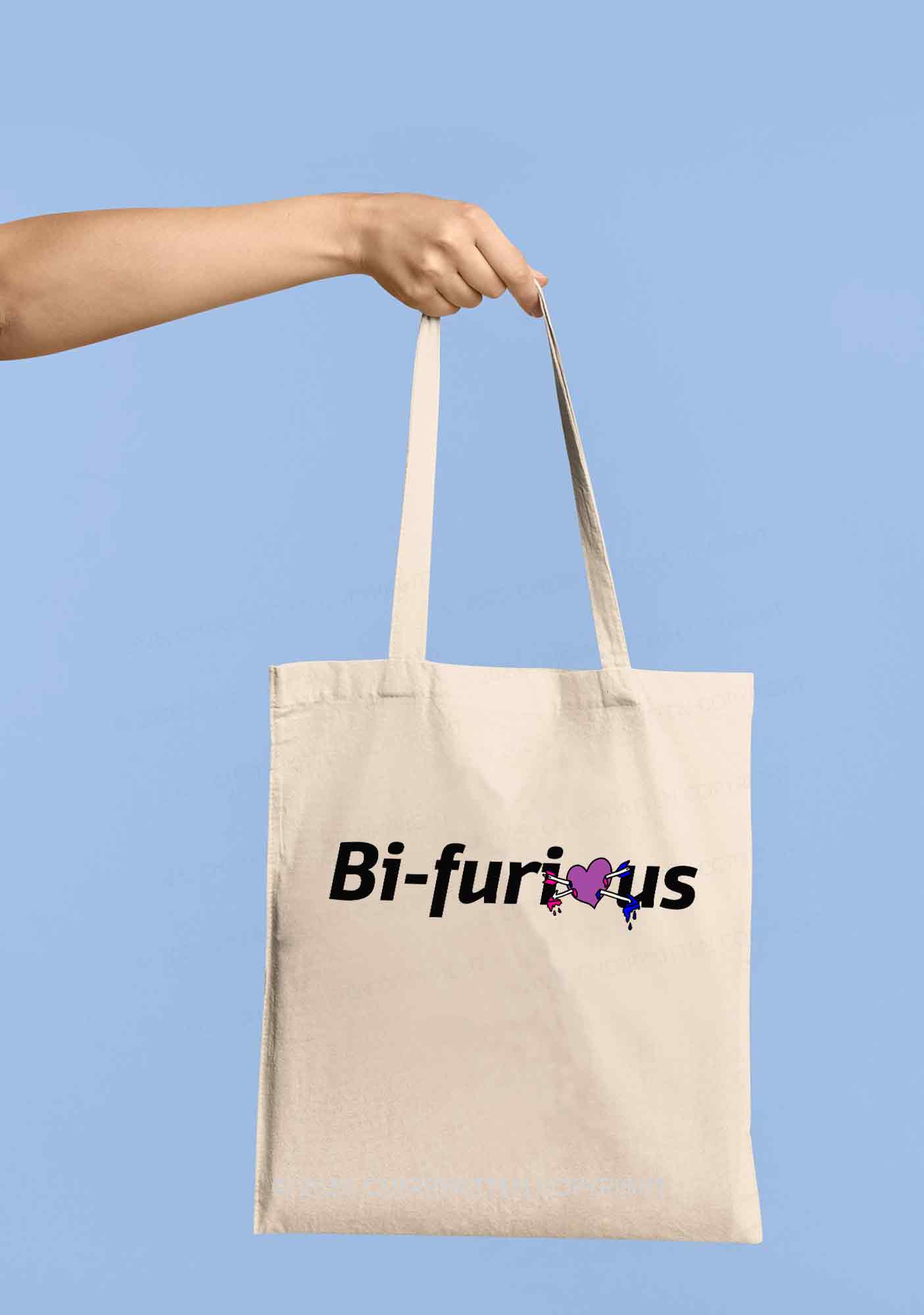 Bifurious Pride Y2K Canvas Tote Bag Cherrykitten - Image 2