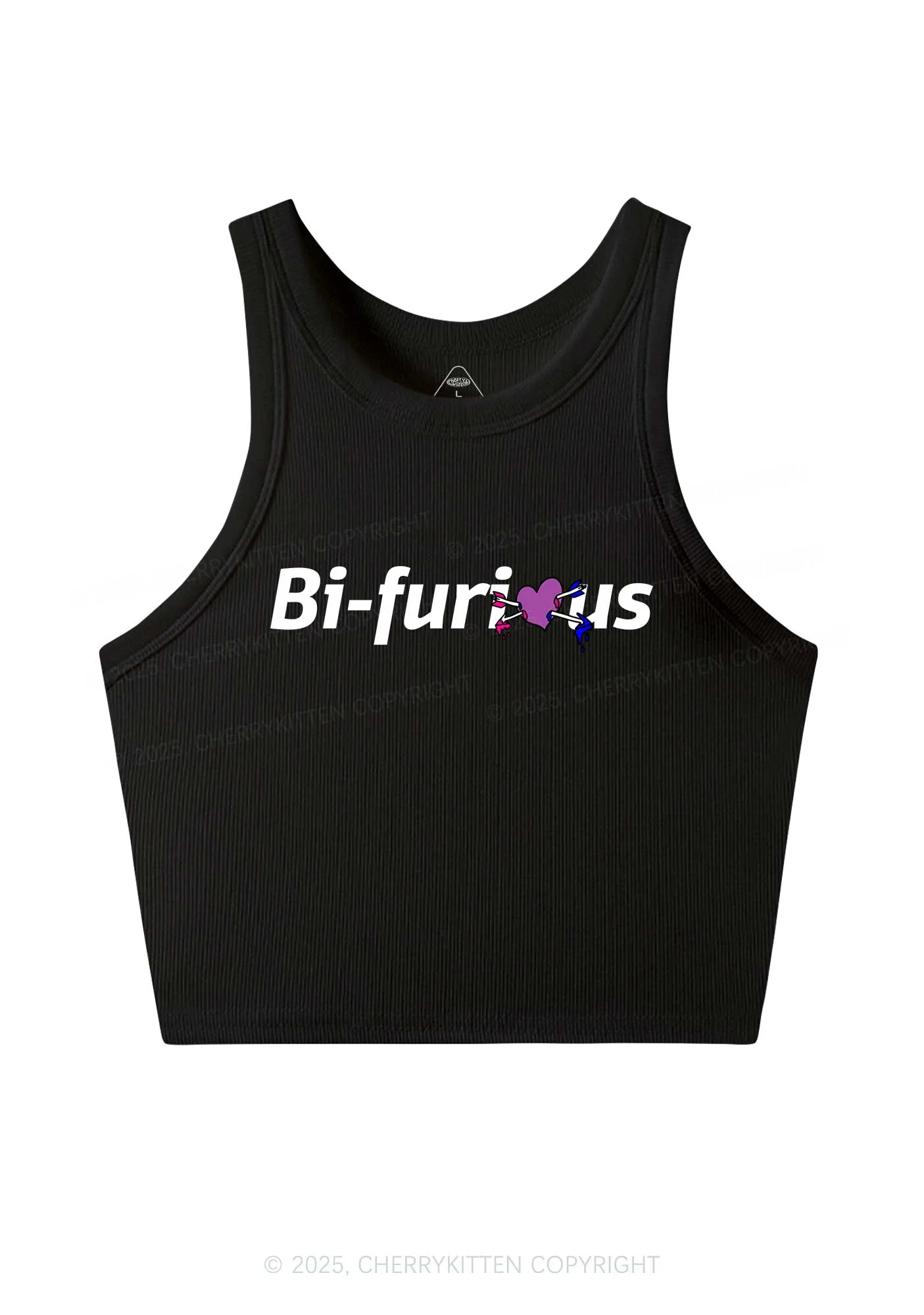 Bifurious Pride Y2K Crop Tank Top Cherrykitten - Image 3