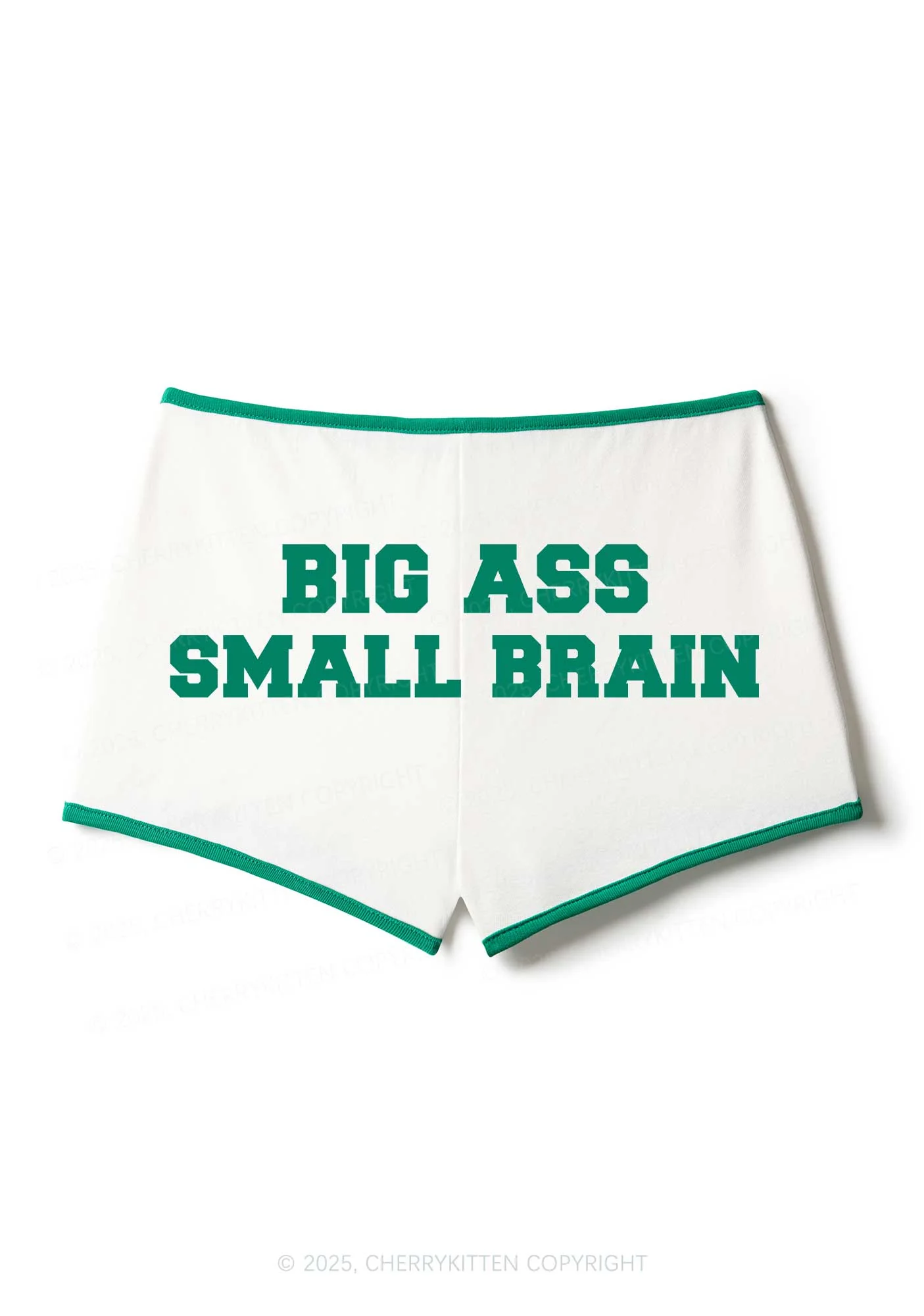Big Axx Small Brain Y2K Booty Shorts Cherrykitten - Image 2