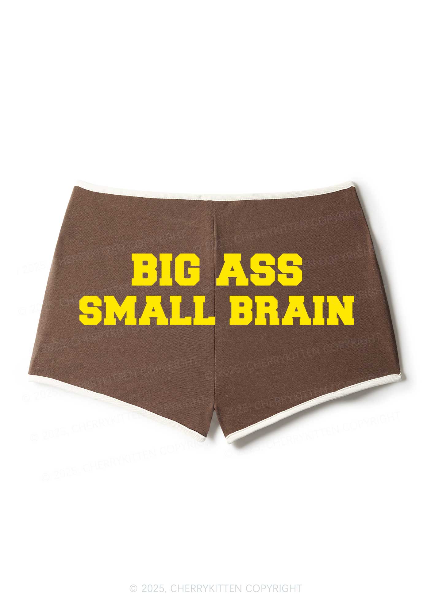 Big Axx Small Brain Y2K Booty Shorts Cherrykitten - Image 4