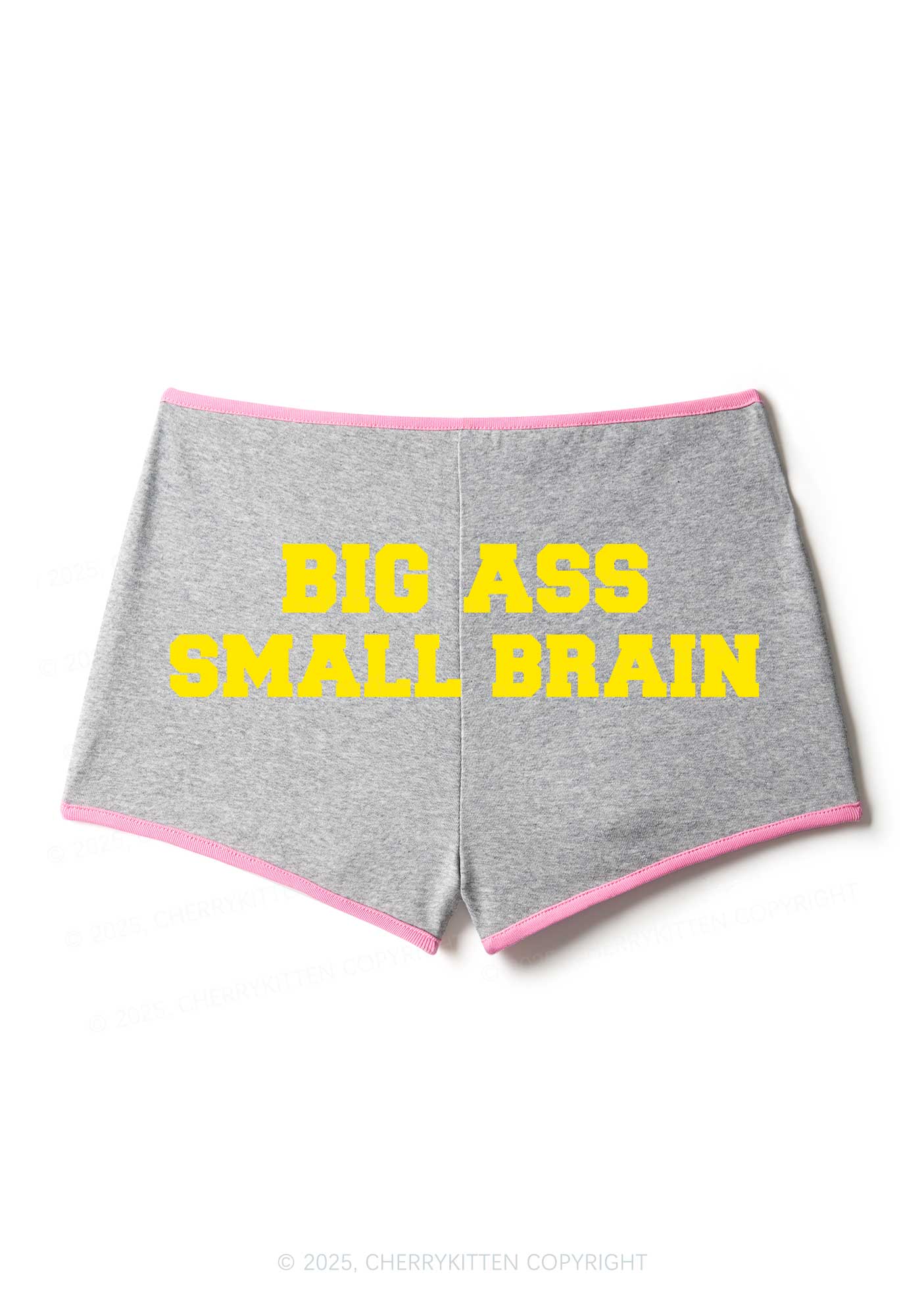 Big Axx Small Brain Y2K Booty Shorts Cherrykitten - Image 5