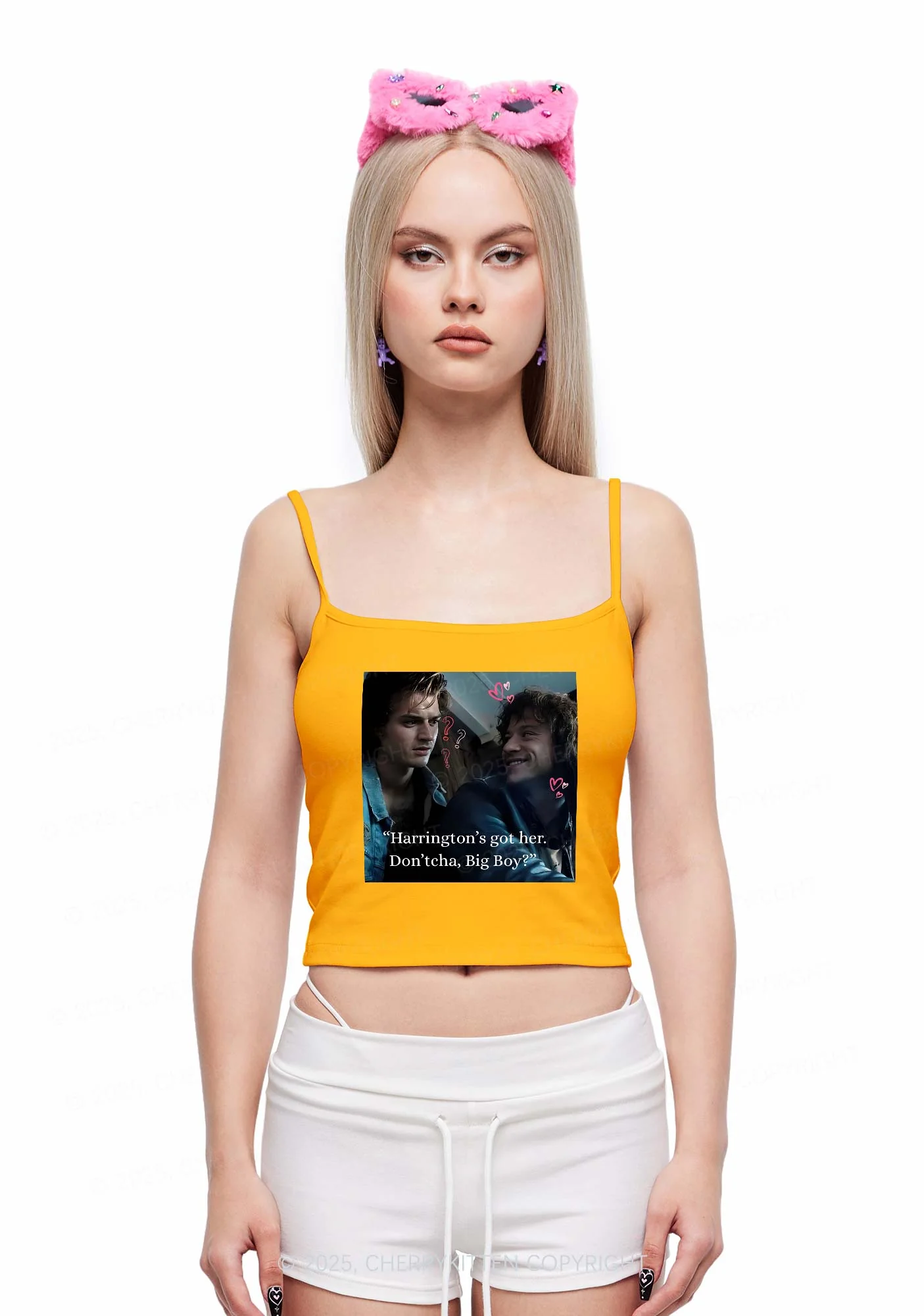 Big Boy Got Her Y2K Spaghetti Strap Cami Cherrykitten - Image 2