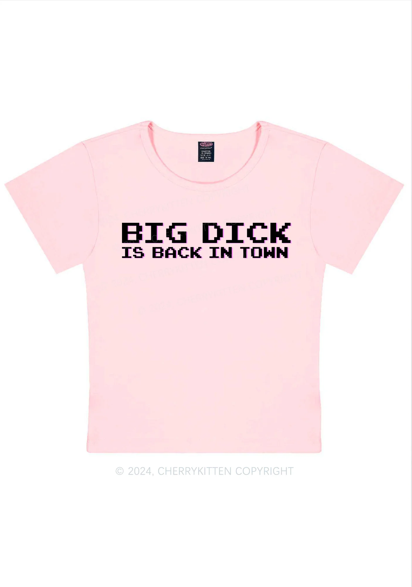 Big Is Back In Town Y2k Baby Tee - Image 10