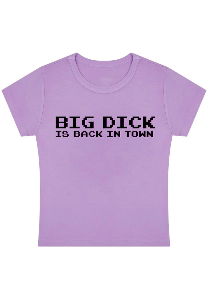 Big Is Back In Town Y2k Baby Tee - Image 6