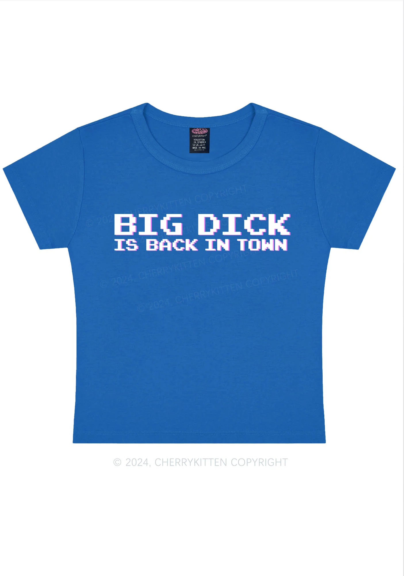 Big Is Back In Town Y2k Baby Tee - Image 8
