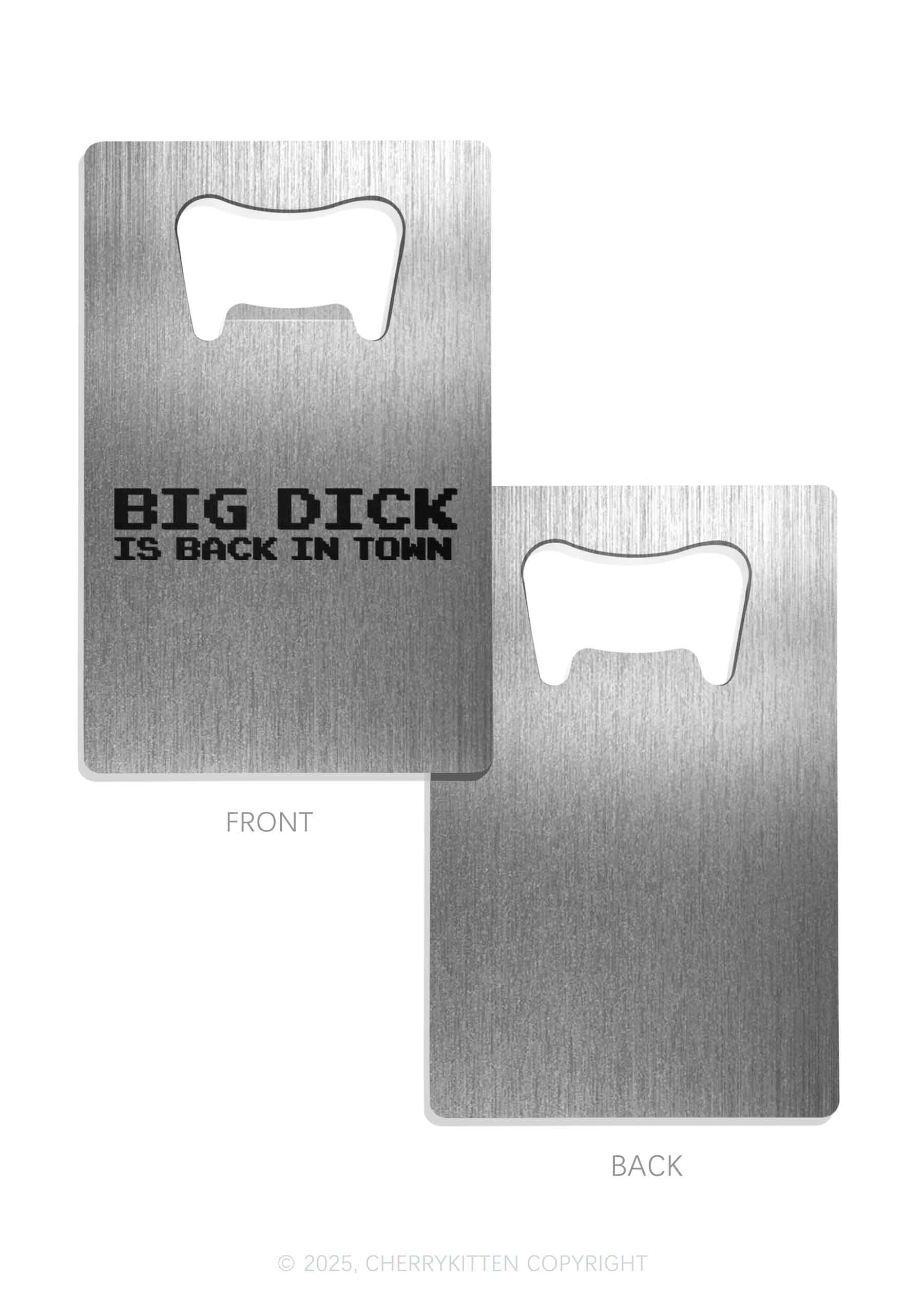 Big Is Back In Town Y2K Credit Card Bottle Openers Cherrykitten - Image 3