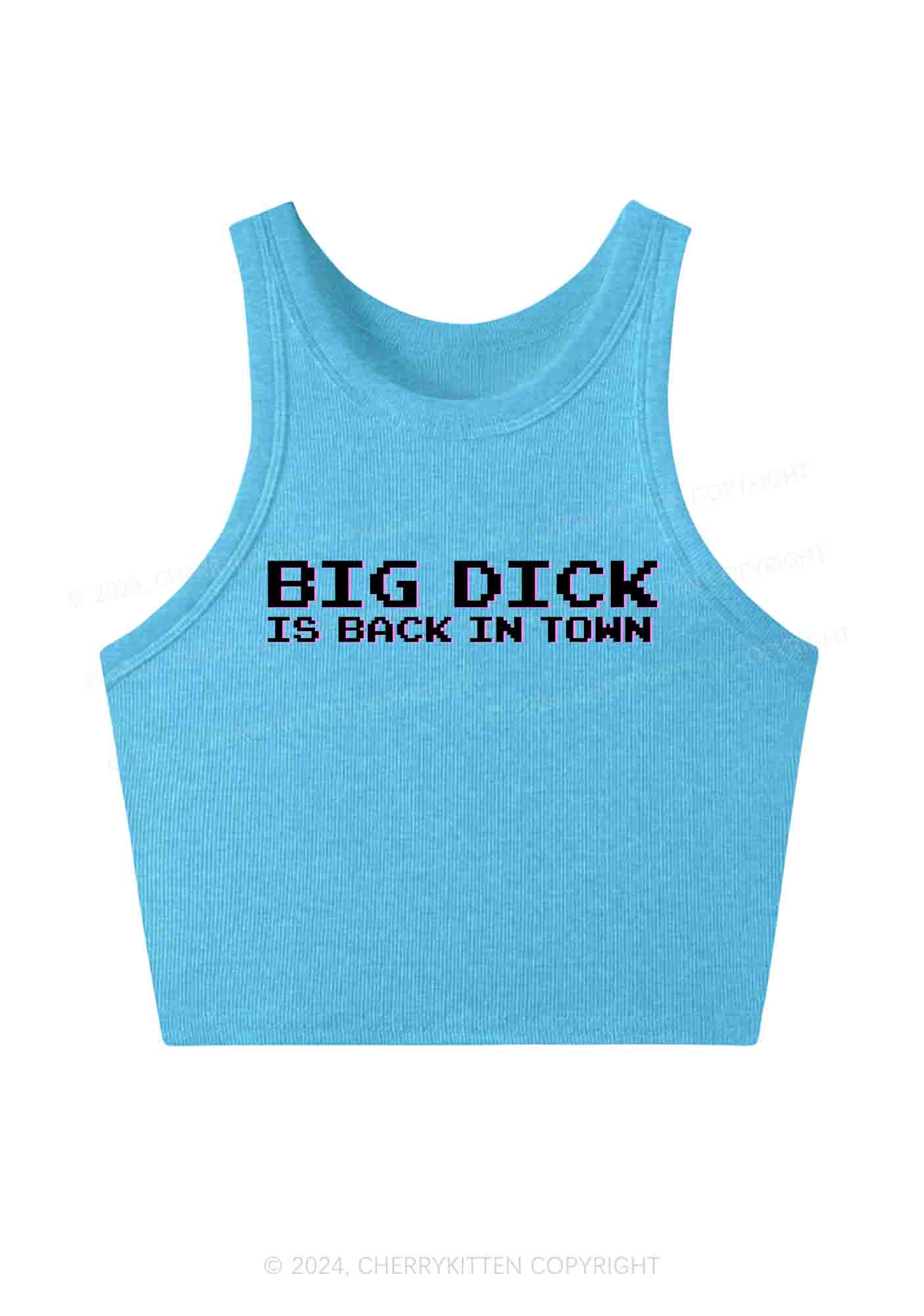 Big Is Back In Town Y2K Crop Tank Top Cherrykitten - Image 4