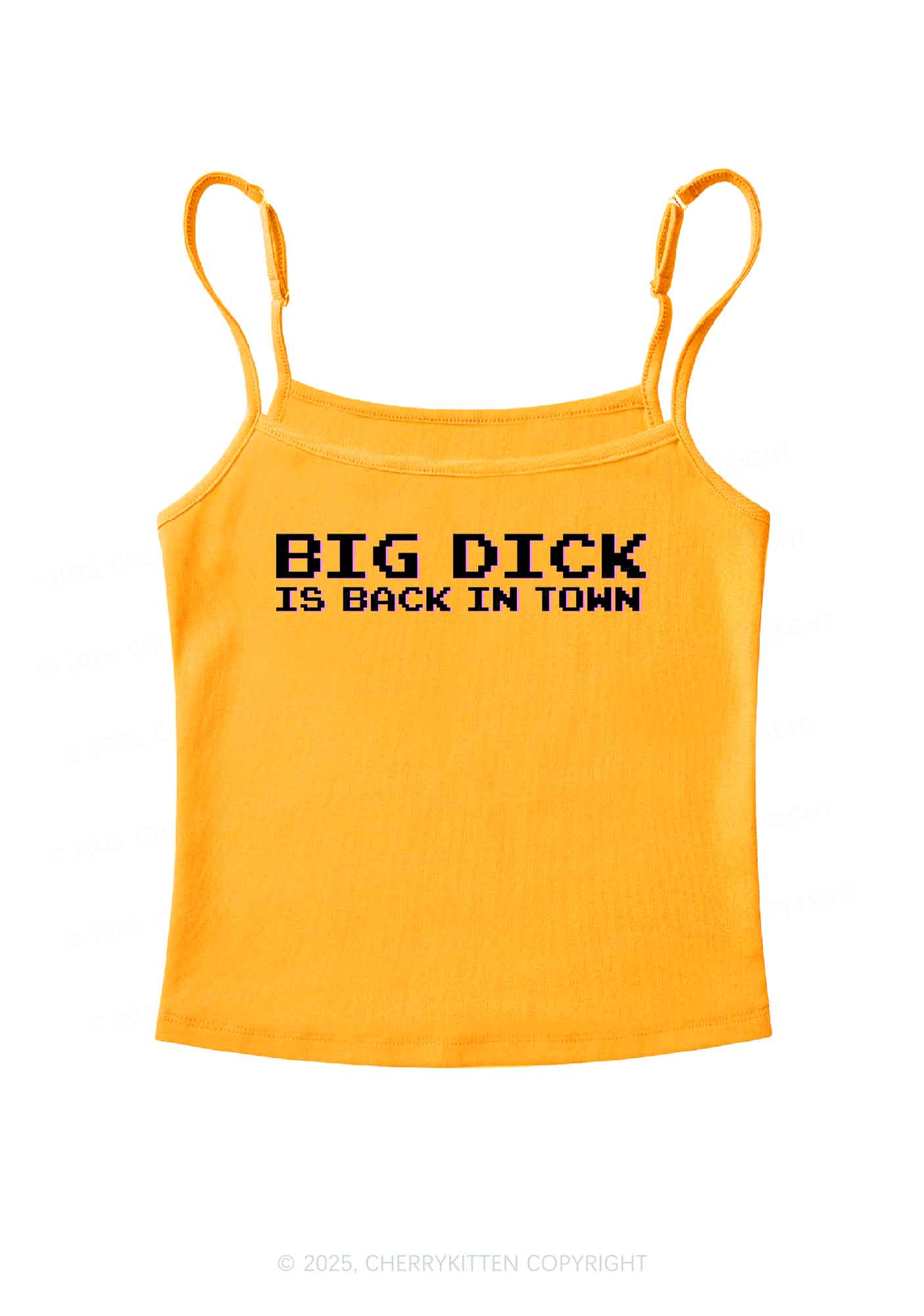 Big Is Back In Town Y2K Spaghetti Strap Cami Cherrykitten - Image 7