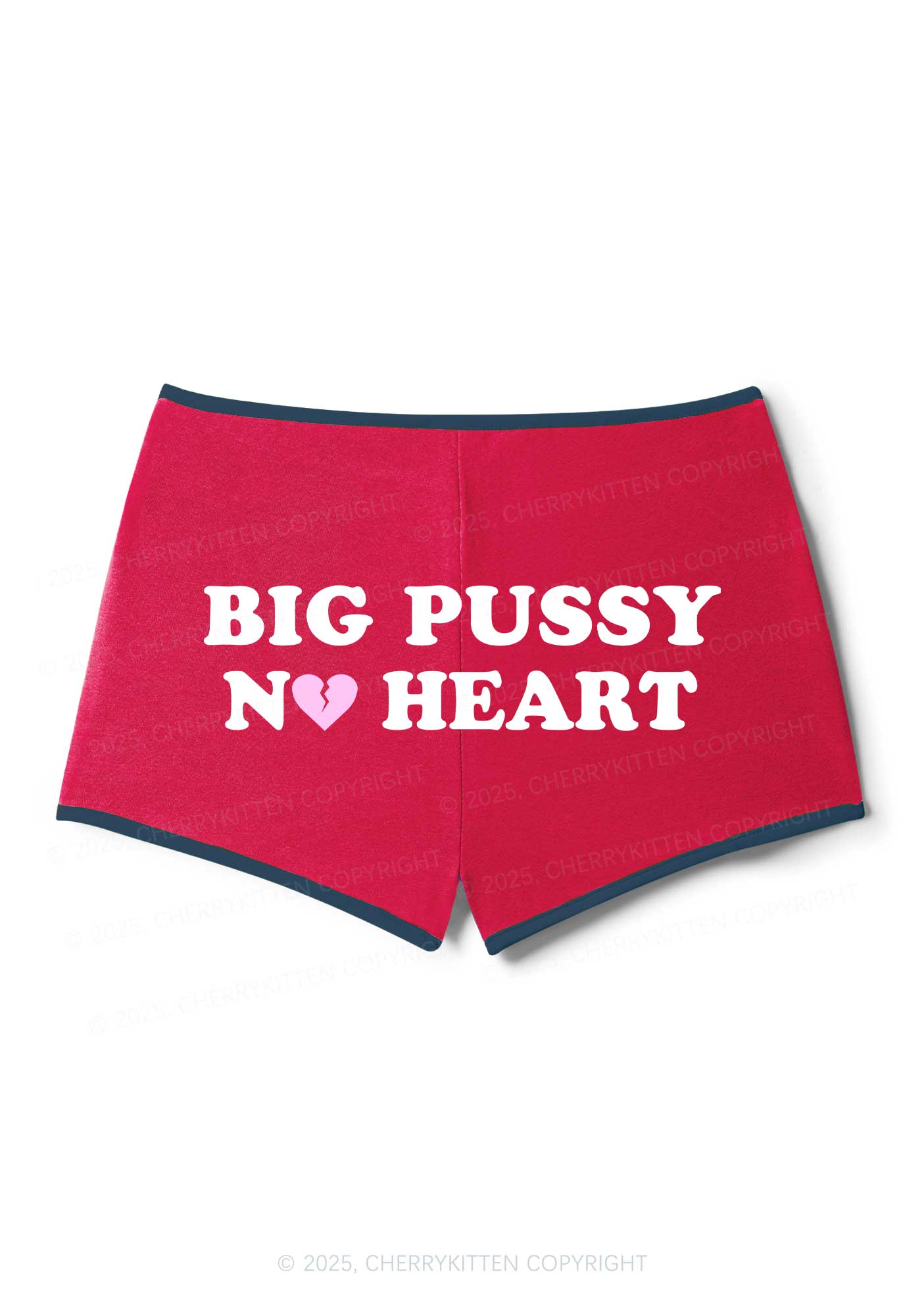 Big Puxxy No Heart Y2K Booty Shorts Cherrykitten - Image 4