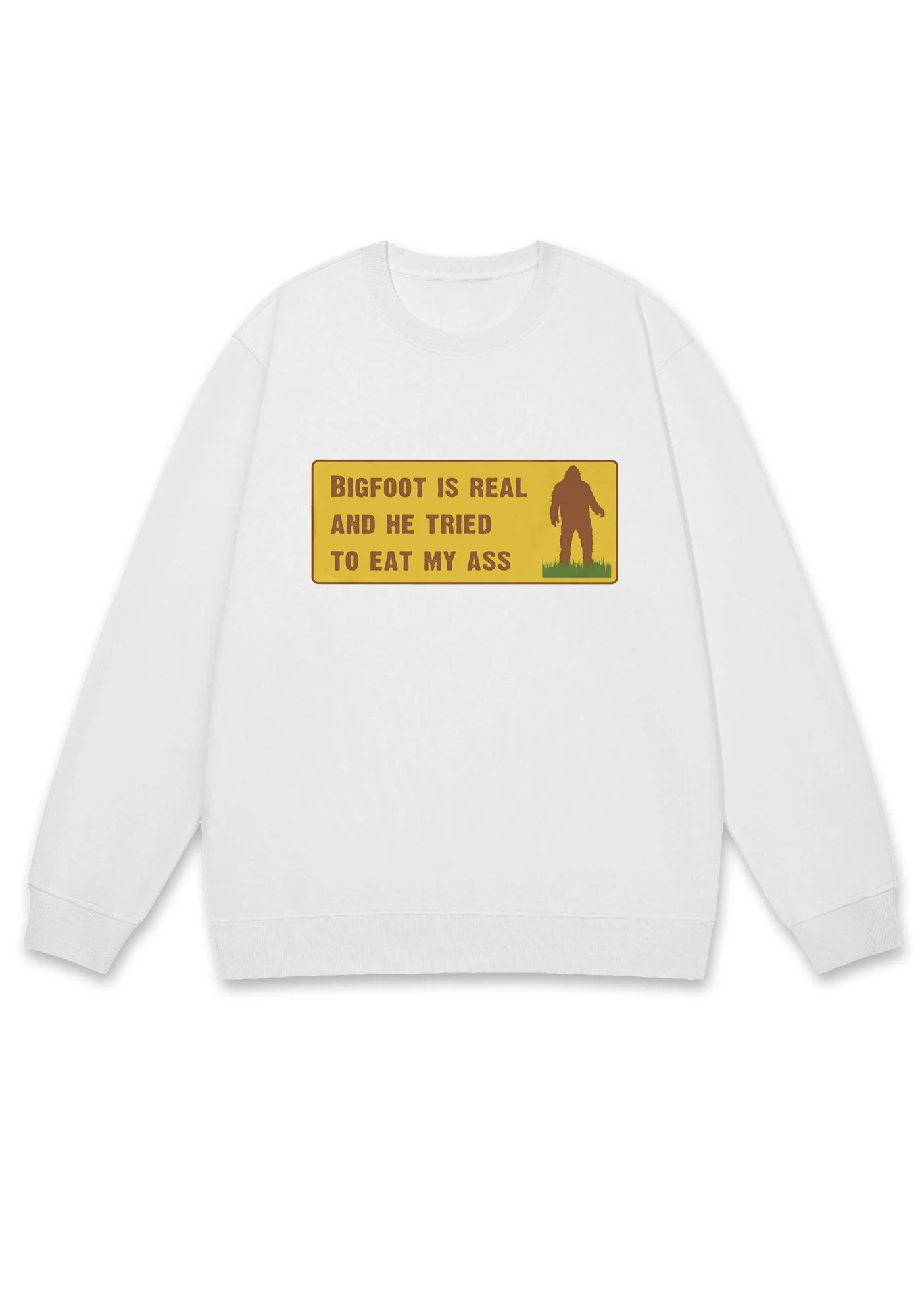 Bigfoot Is Real Y2K Sweatshirt - Image 2