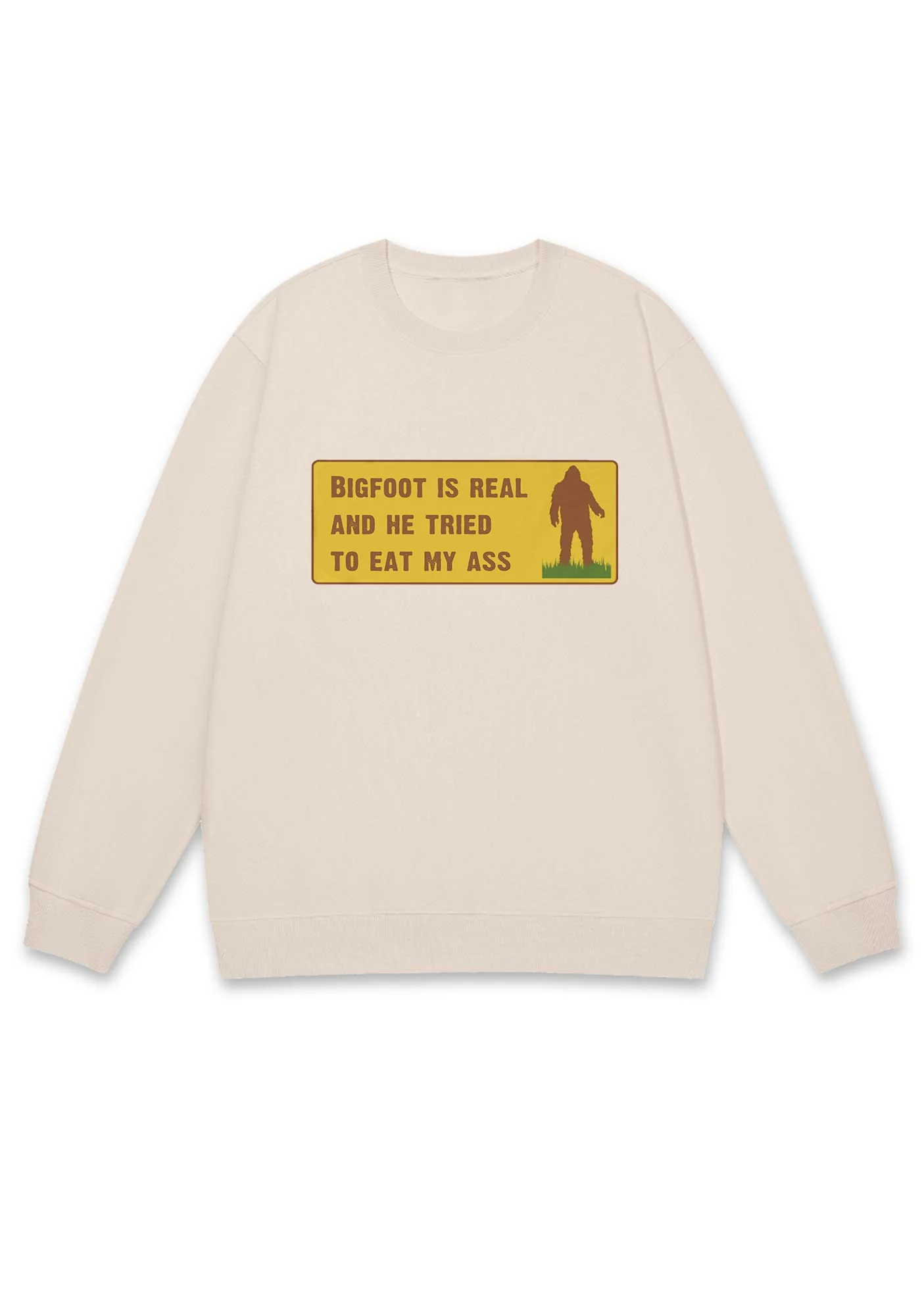 Bigfoot Is Real Y2K Sweatshirt - Image 3
