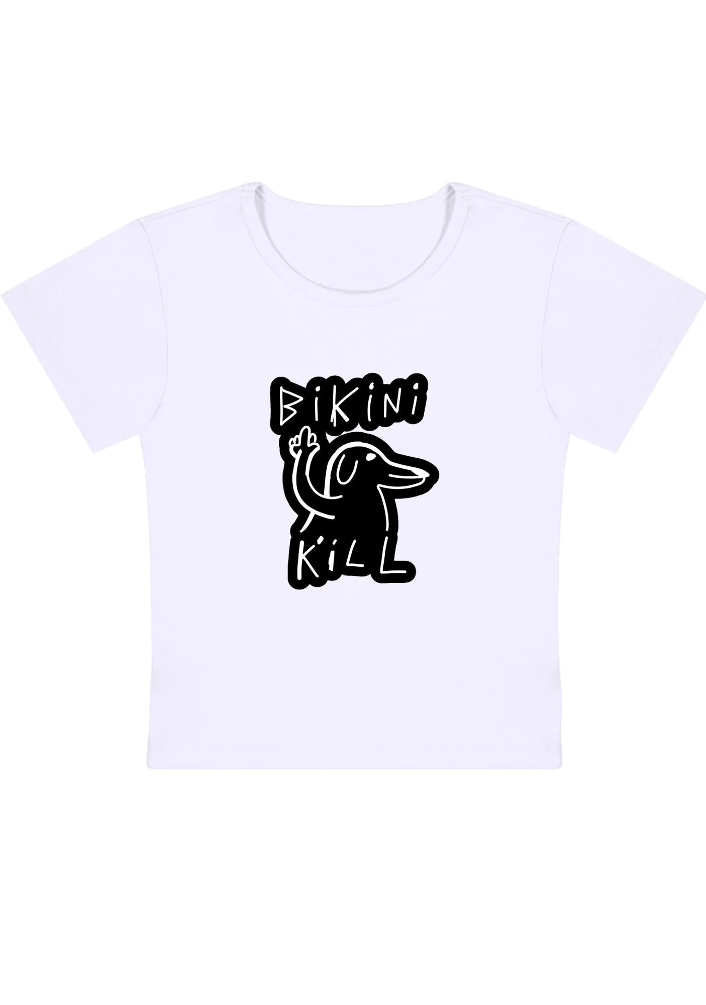 Bikini Kill Y2K Baby Tee - Image 3