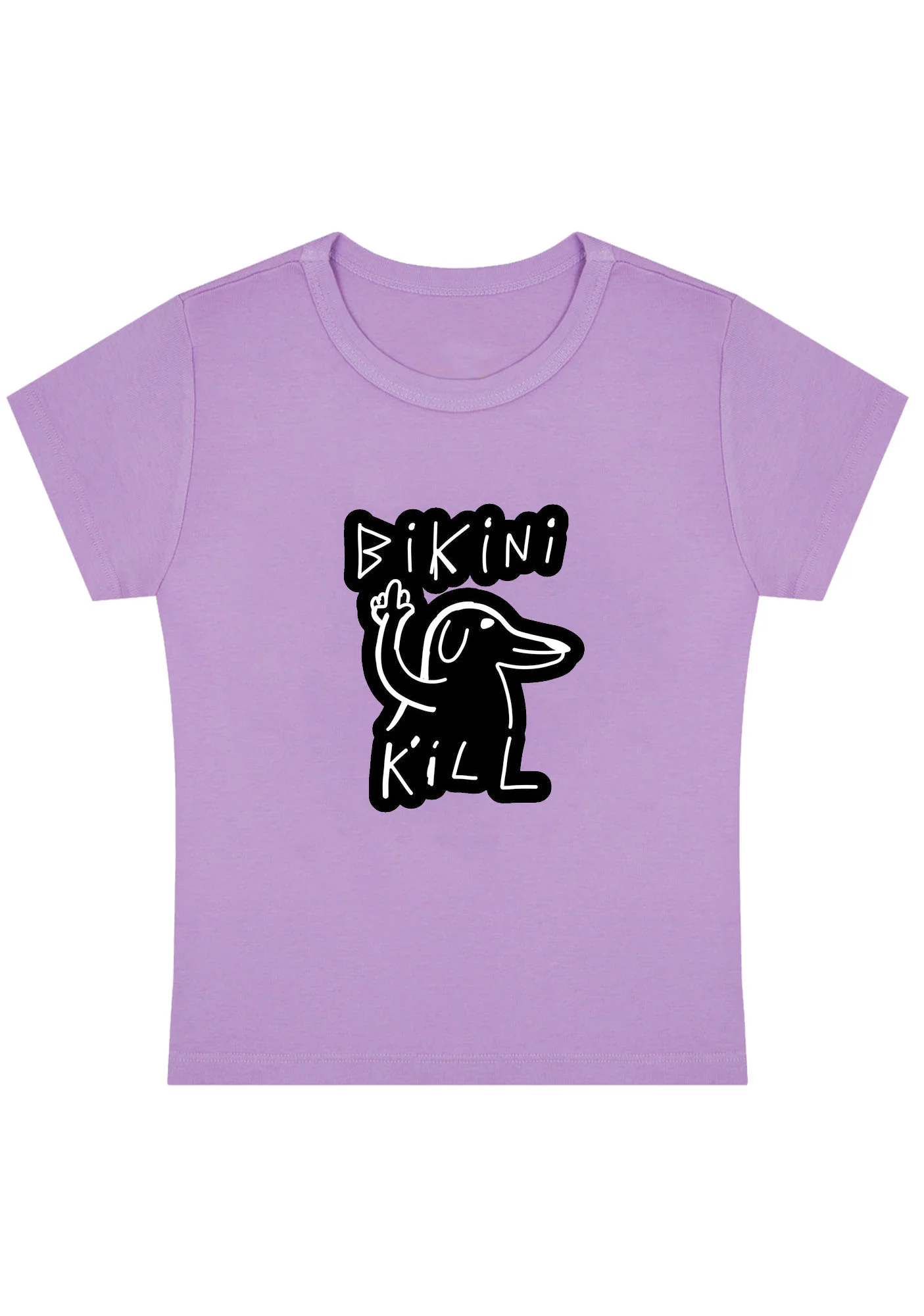 Bikini Kill Y2K Baby Tee - Image 4