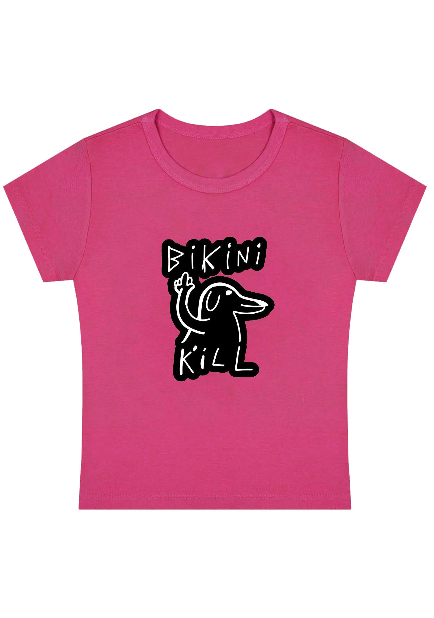 Bikini Kill Y2K Baby Tee - Image 5