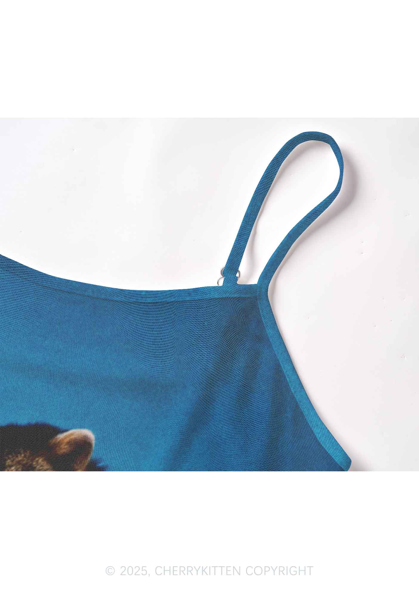 Bikini Raccoon Y2K Mesh Cami Tank Cherrykitten - Image 4