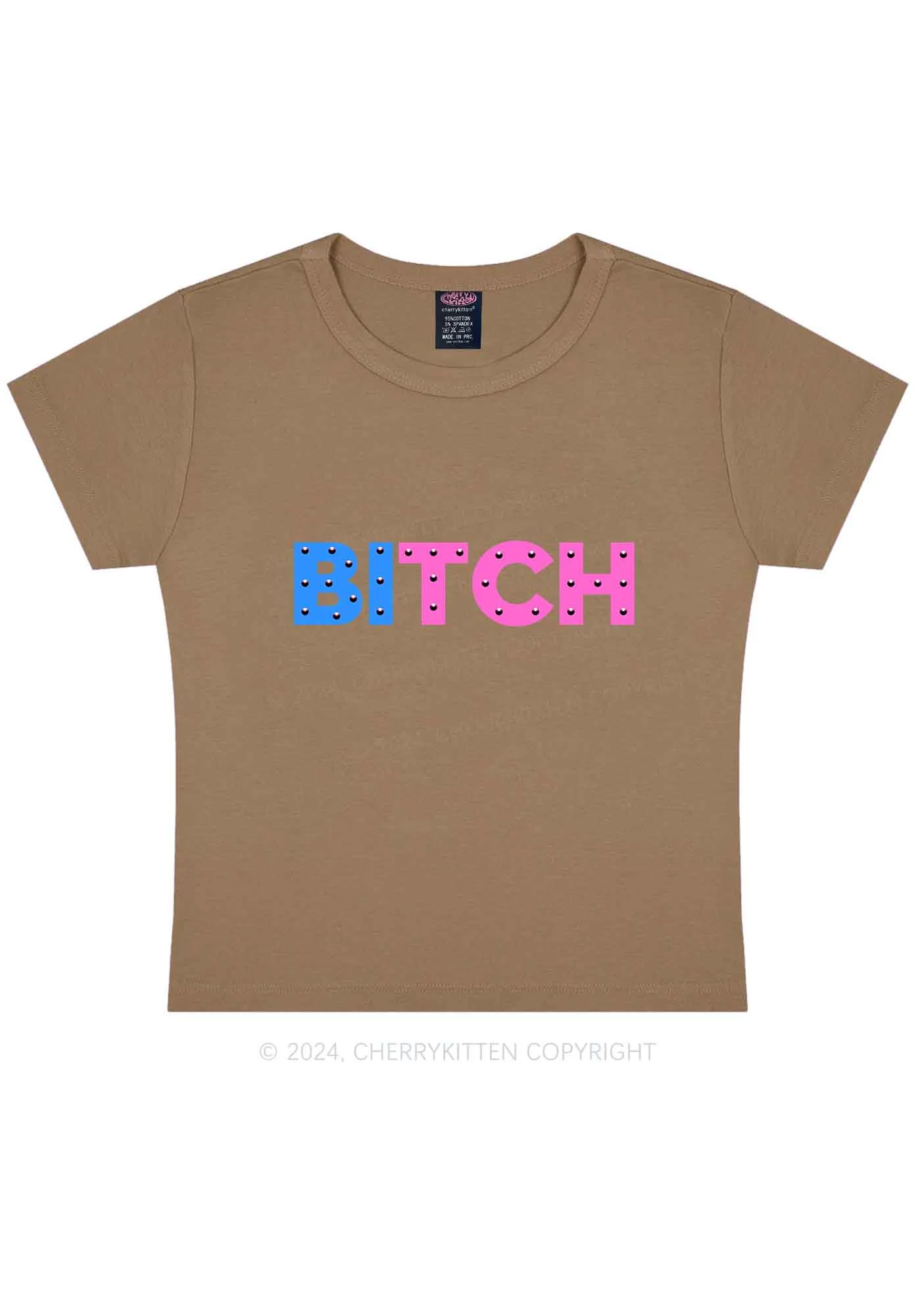 Bisexual Bixxh Y2K Baby Tee Cherrykitten - Image 12