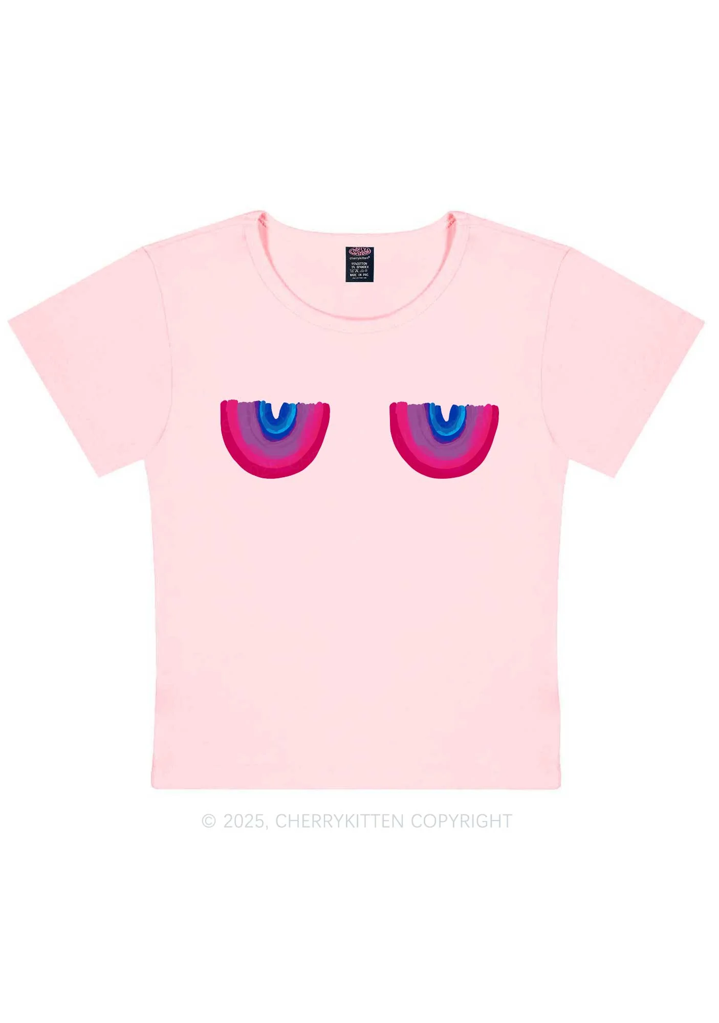 Bisexual Bxxb Y2K Baby Tee Cherrykitten - Image 6