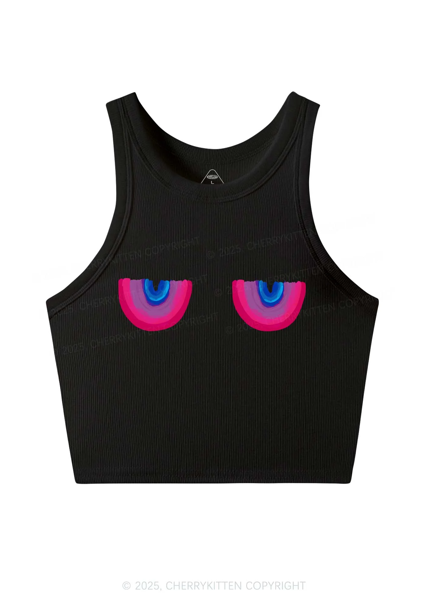 Bisexual Bxxb Y2K Crop Tank Top Cherrykitten - Image 3