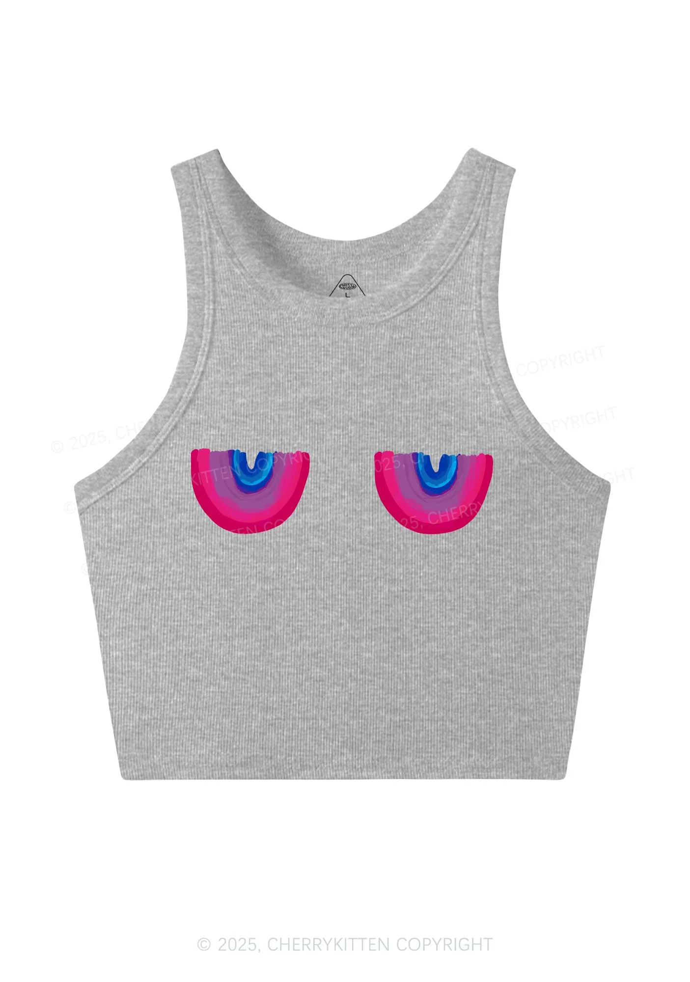 Bisexual Bxxb Y2K Crop Tank Top Cherrykitten - Image 4