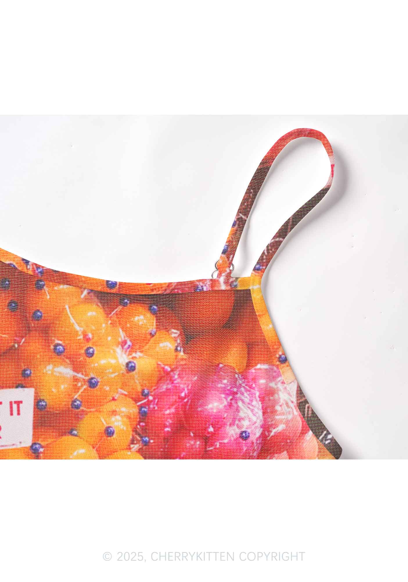 Bisexual Fruit Pride Y2K Mesh Cami Tank Cherrykitten - Image 3