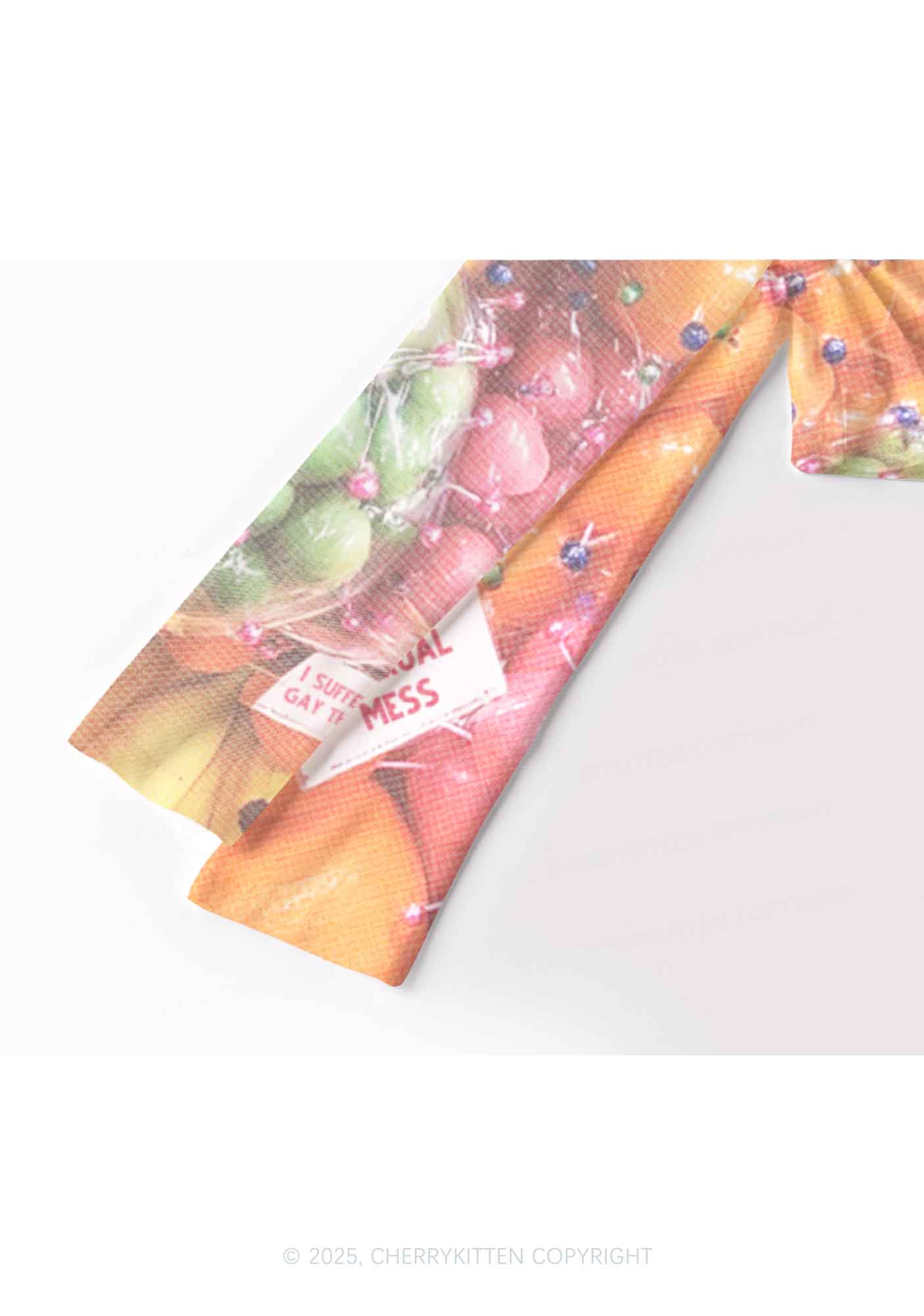 Bisexual Fruit Pride Y2K Mesh Long Sleeve Crop Top Cherrykitten - Image 4